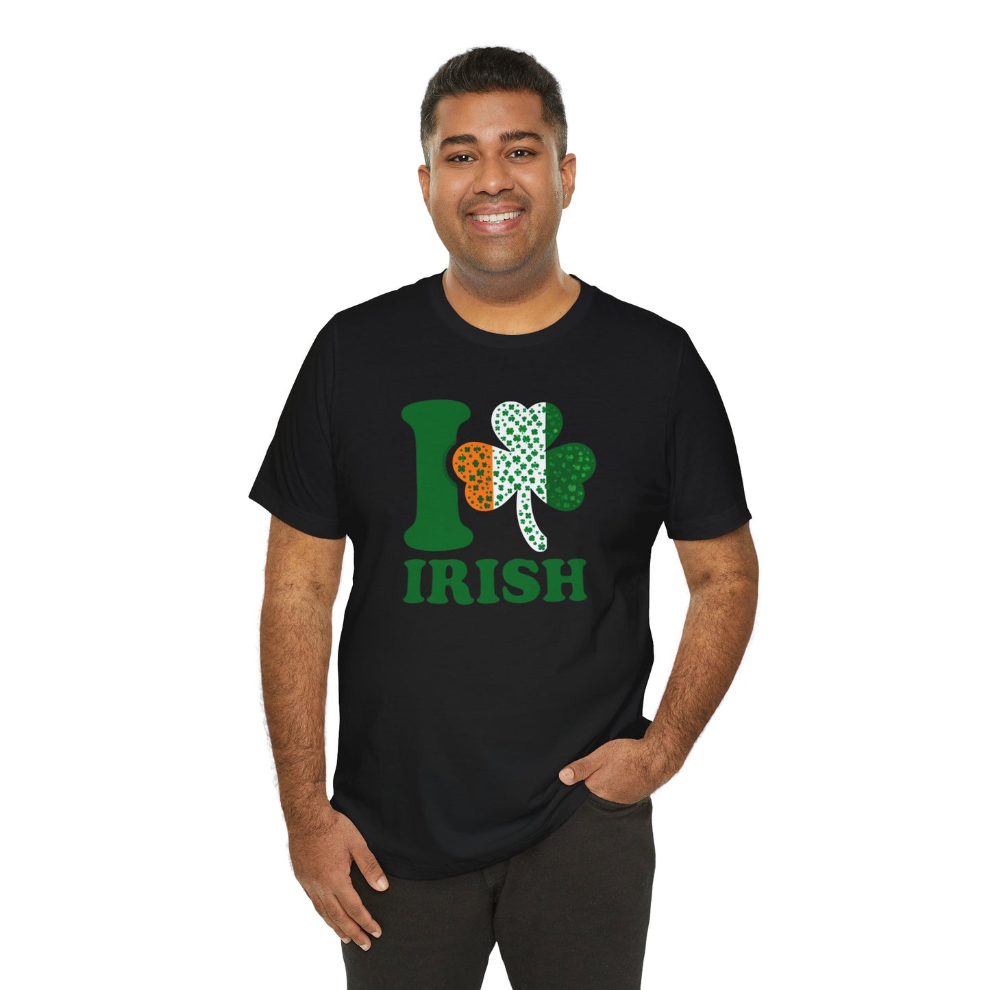 I Love Irish Shamrock St. Patrick's Day Irish Pride T-Shirt