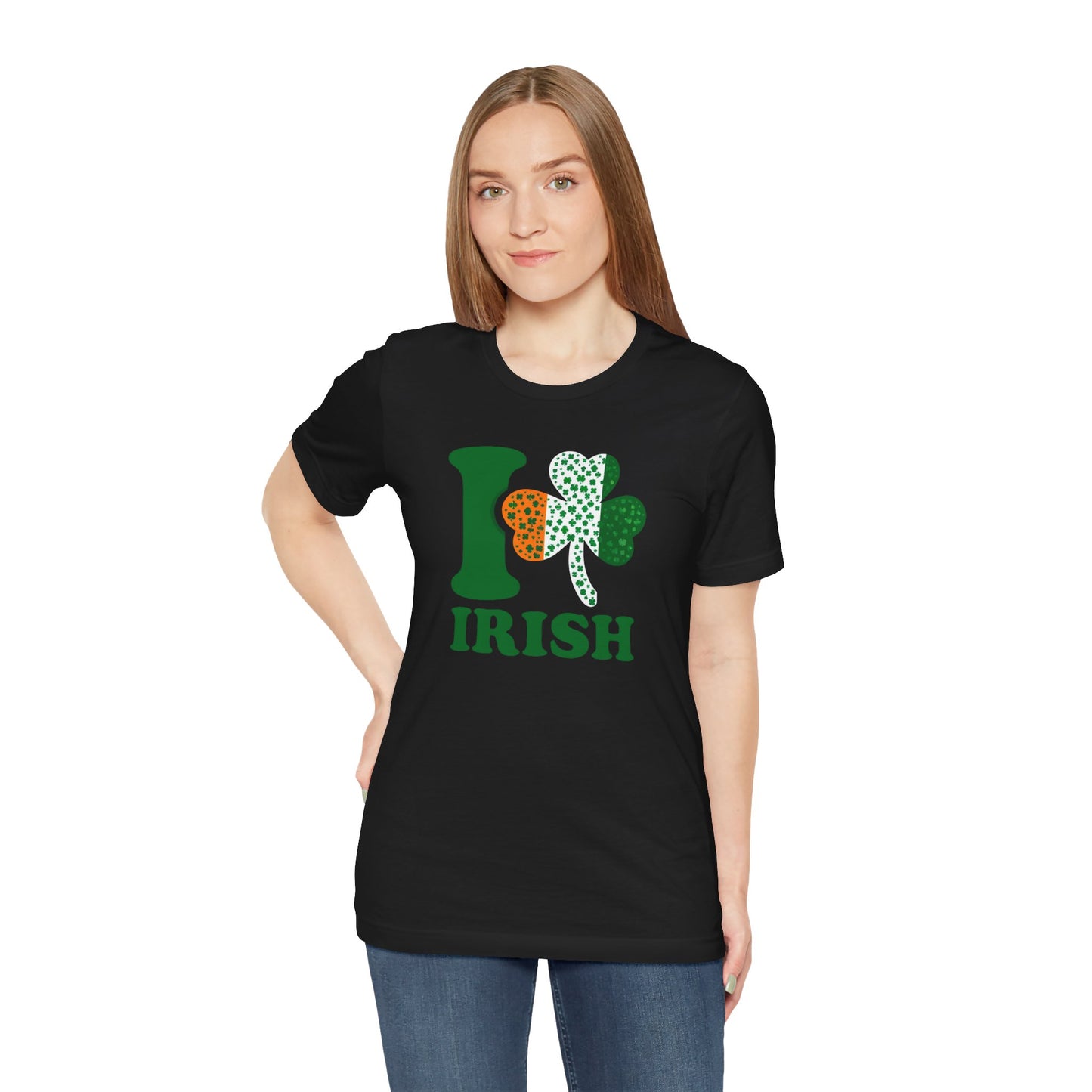 I Love Irish Shamrock St. Patrick's Day Irish Pride T-Shirt