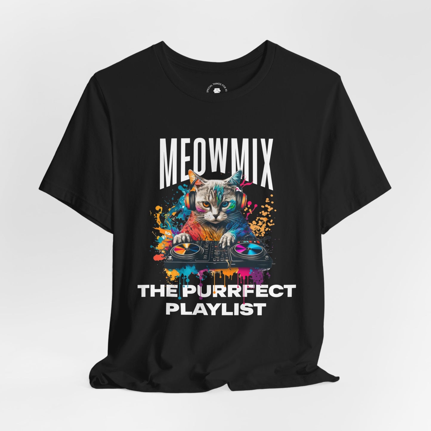 Cat Lover T-Shirt DJ MeowMix