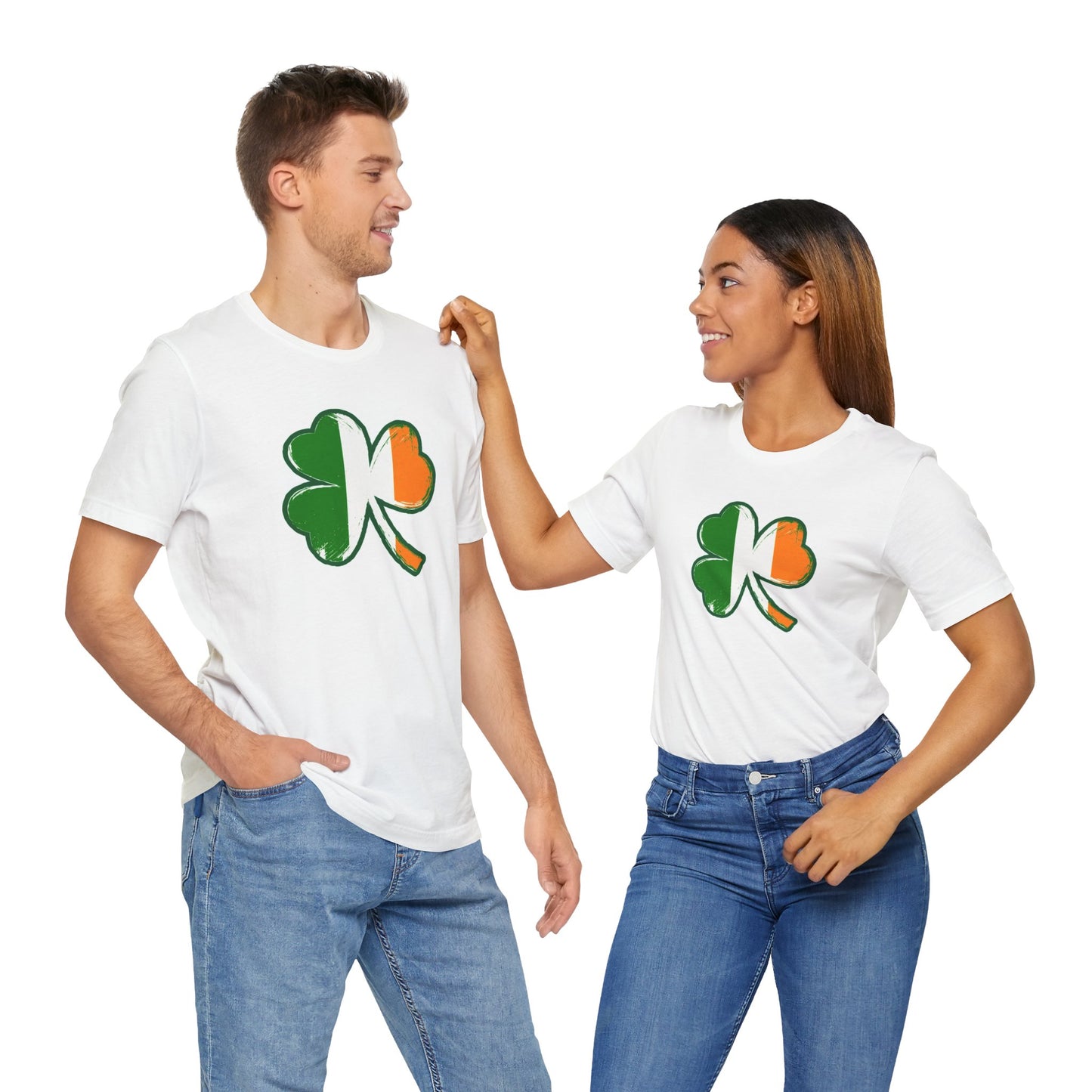 St. Patrick's Day Irish Pride Shamrock Flag T-Shirt, Ireland Pride T-Shirt