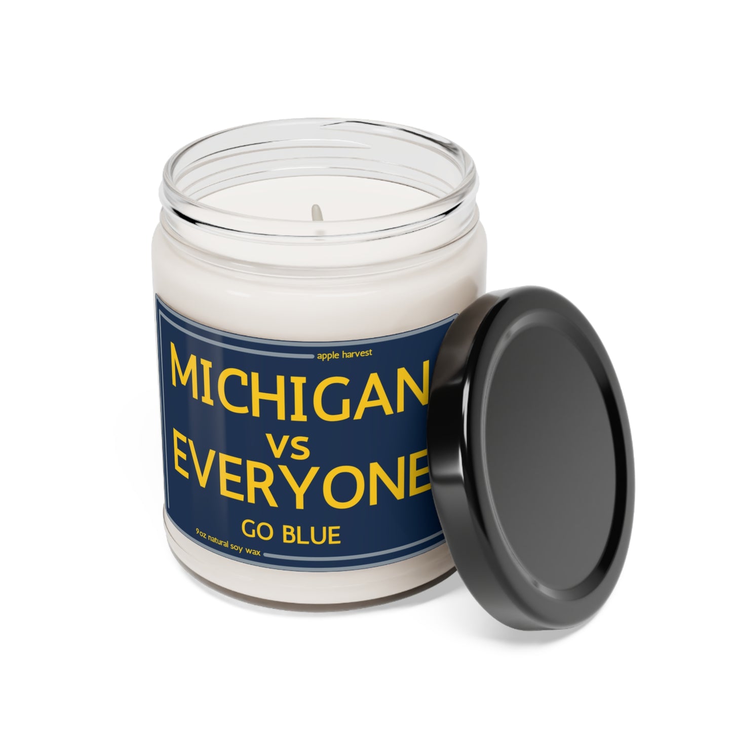 Michigan Vs Everyone Scented Soy Candle