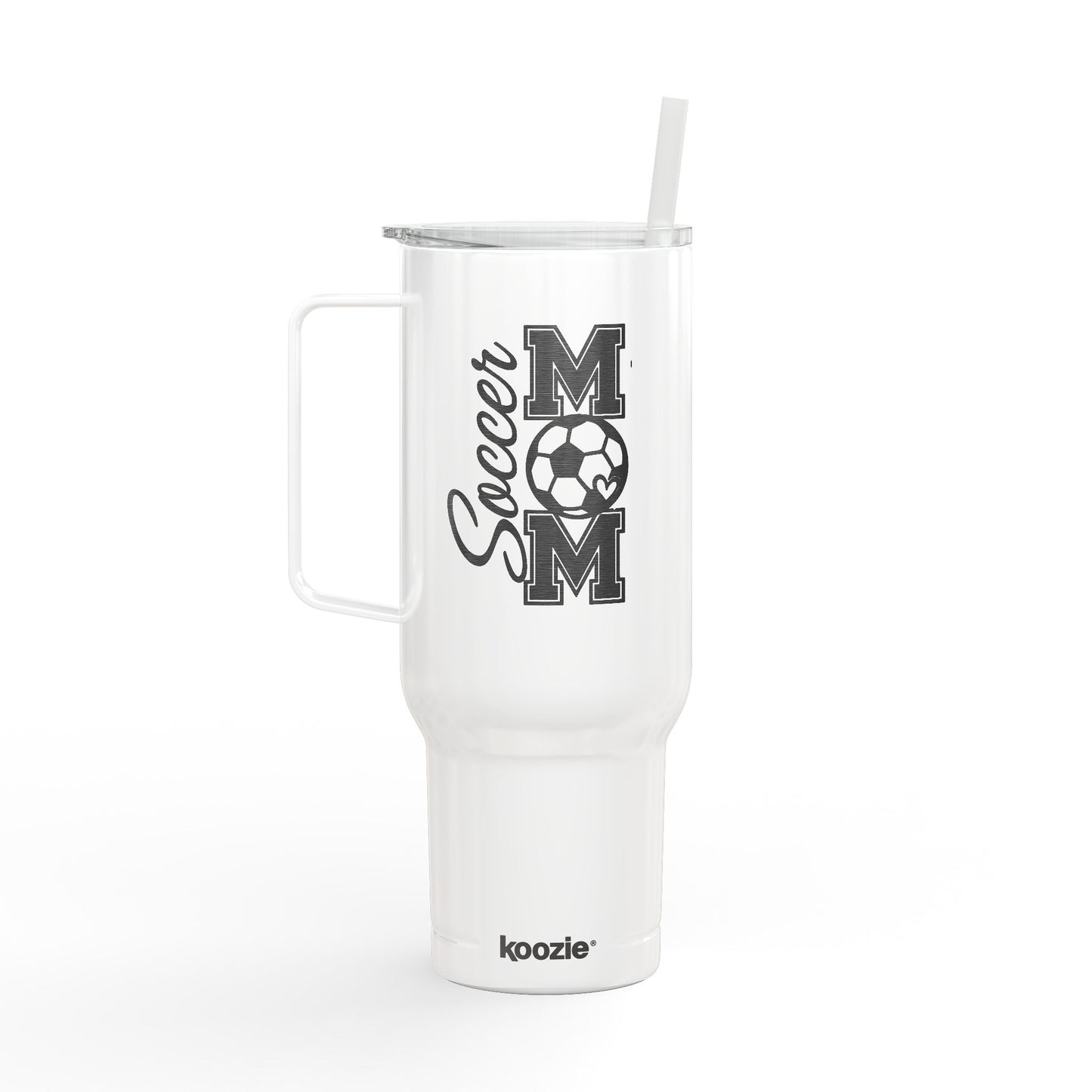 Soccer Mom Insulated Tumbler, 40oz Engraved Travel Mug, Personalized Drinkware for Sports Moms, Gifts for Soccer Lovers, Sports Fan [...]