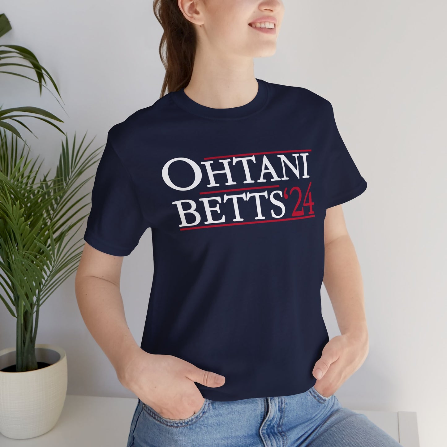 Othani Betts '24 Dodgers vs Yankees Election World Series T-Shirt