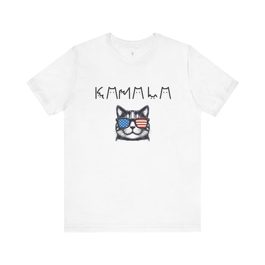 Kamala Harris Patriotic Cat T-Shirt