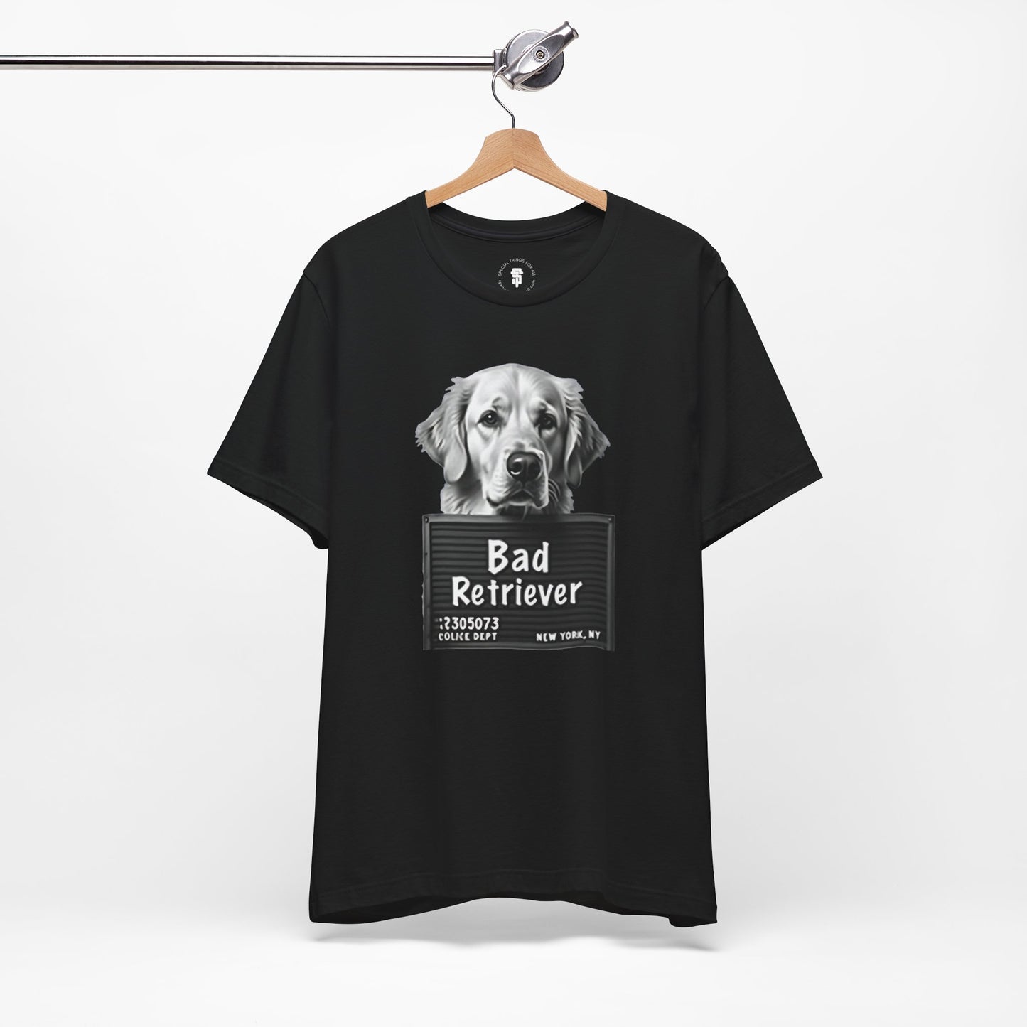 Funny Bad Retriever Mugshot T-Shirt