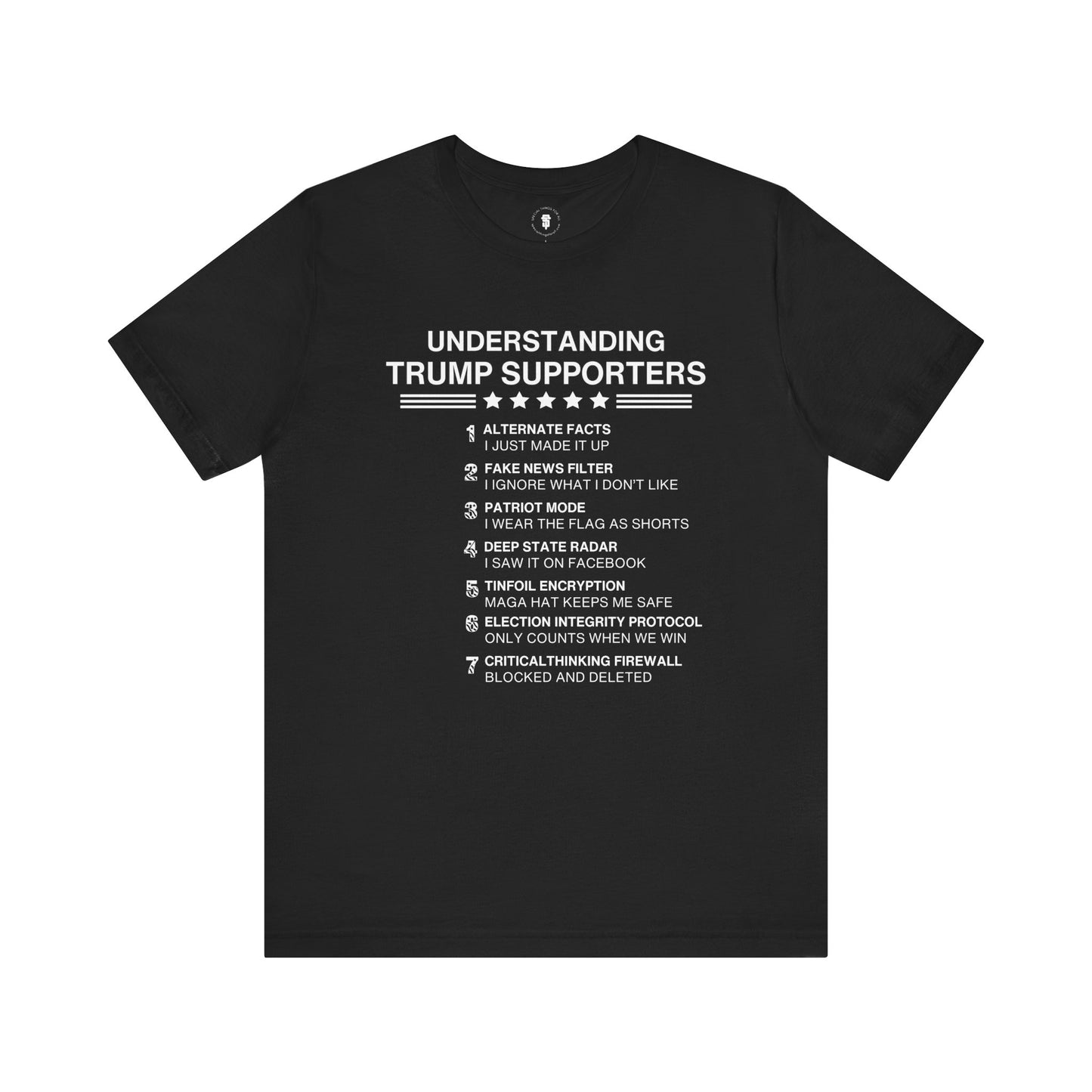 Understanding Trump Maga Supporters Funny T-Shirt, Sarcastic Anti Trump Tee