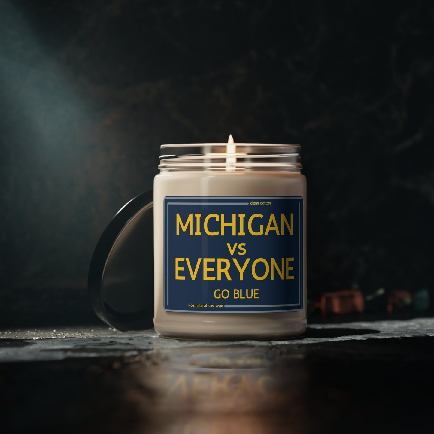 Michigan Vs Everyone Scented Soy Candle