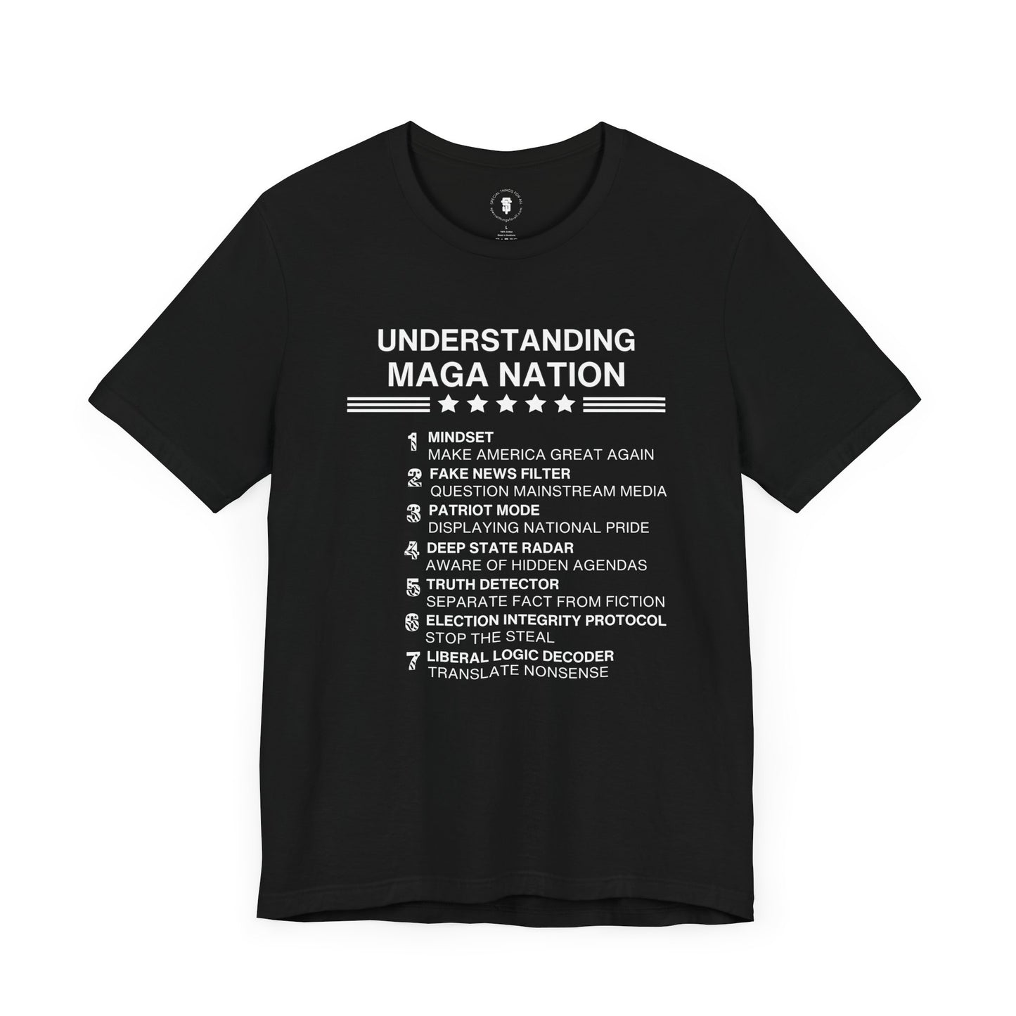 Understanding Maga Nation Funny T-Shirt, Sarcastic Pro Trump Tee