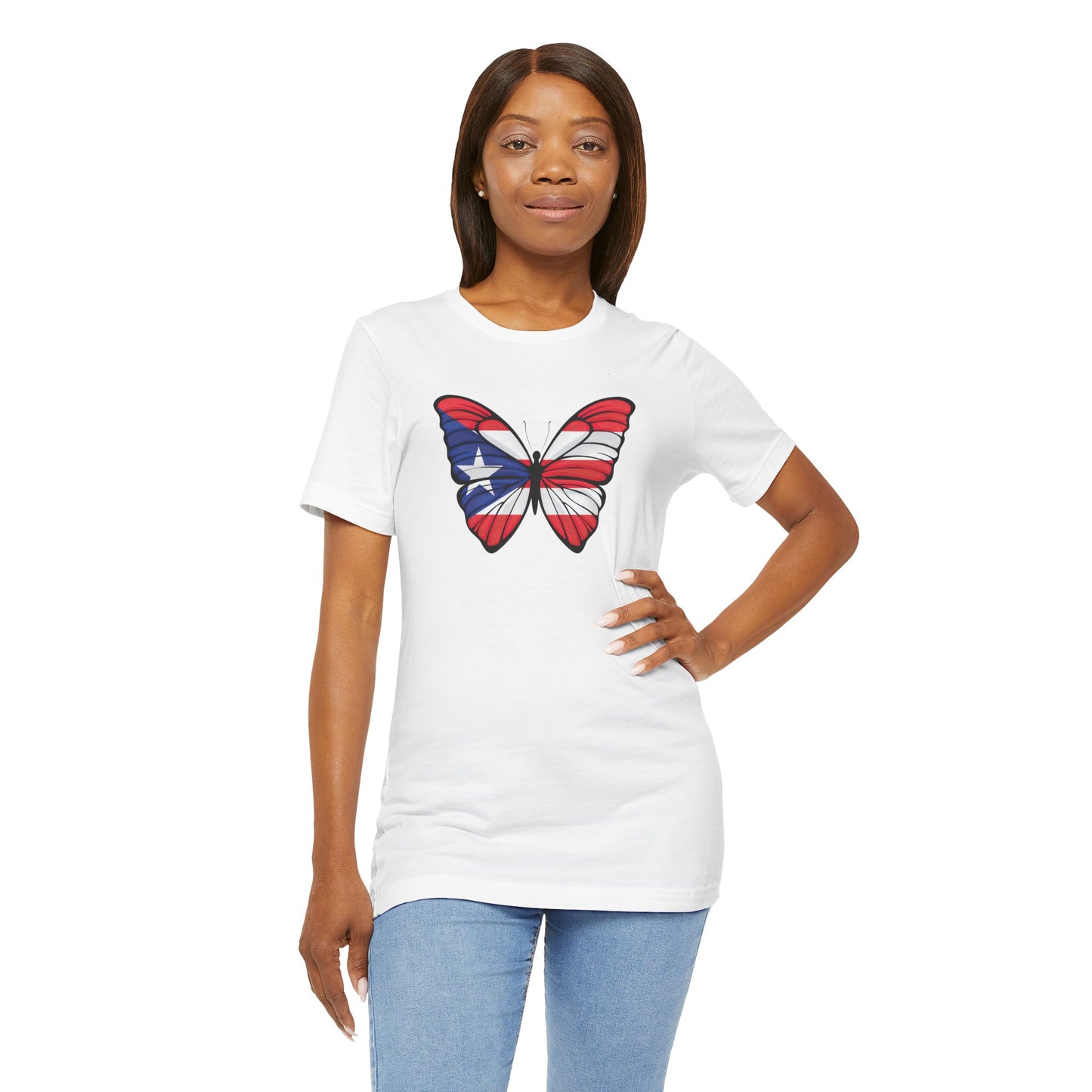 Puerto Rico Butterfly Boricua T-shirt