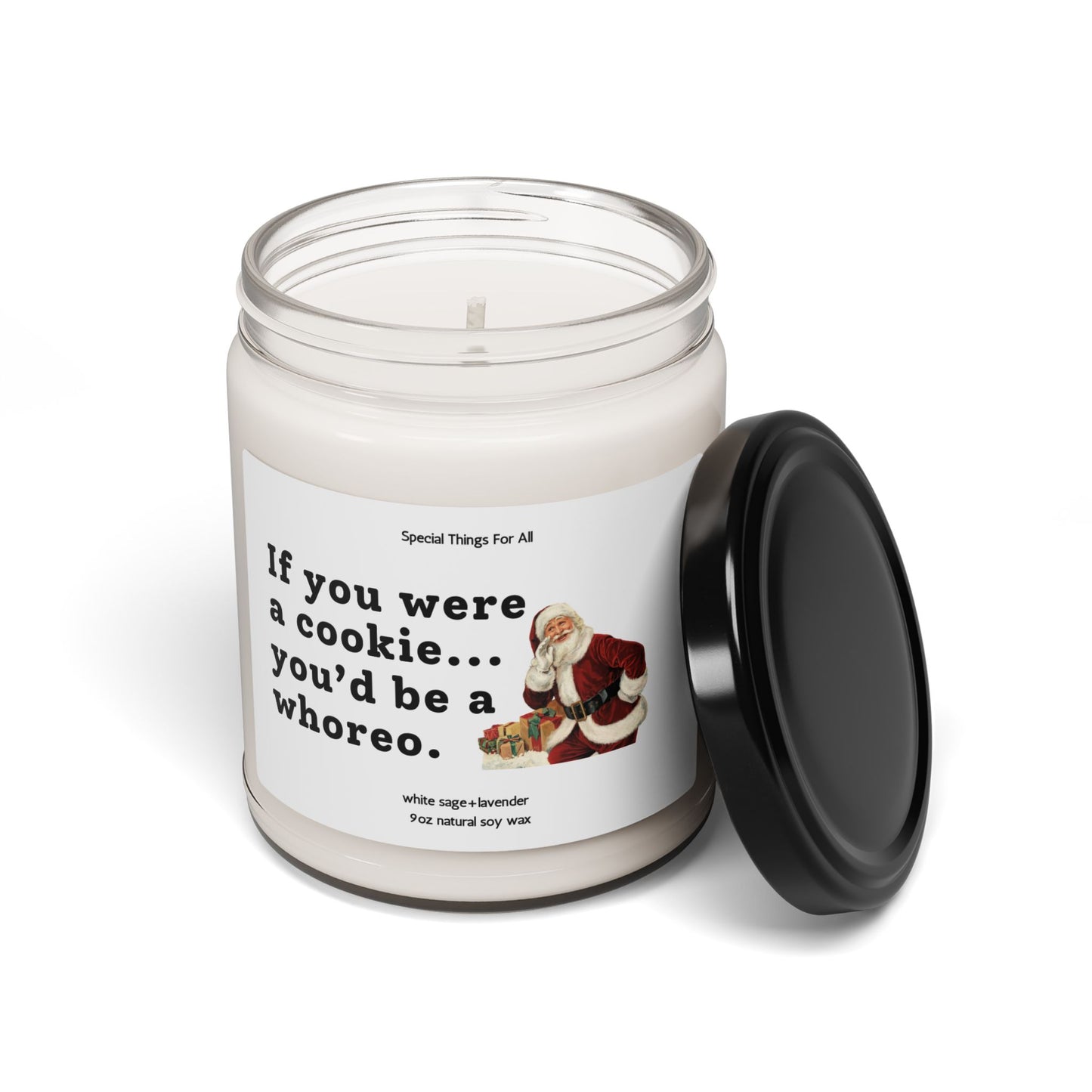 If You Were A Cookie You'd Be A Whoreo Glass Candle