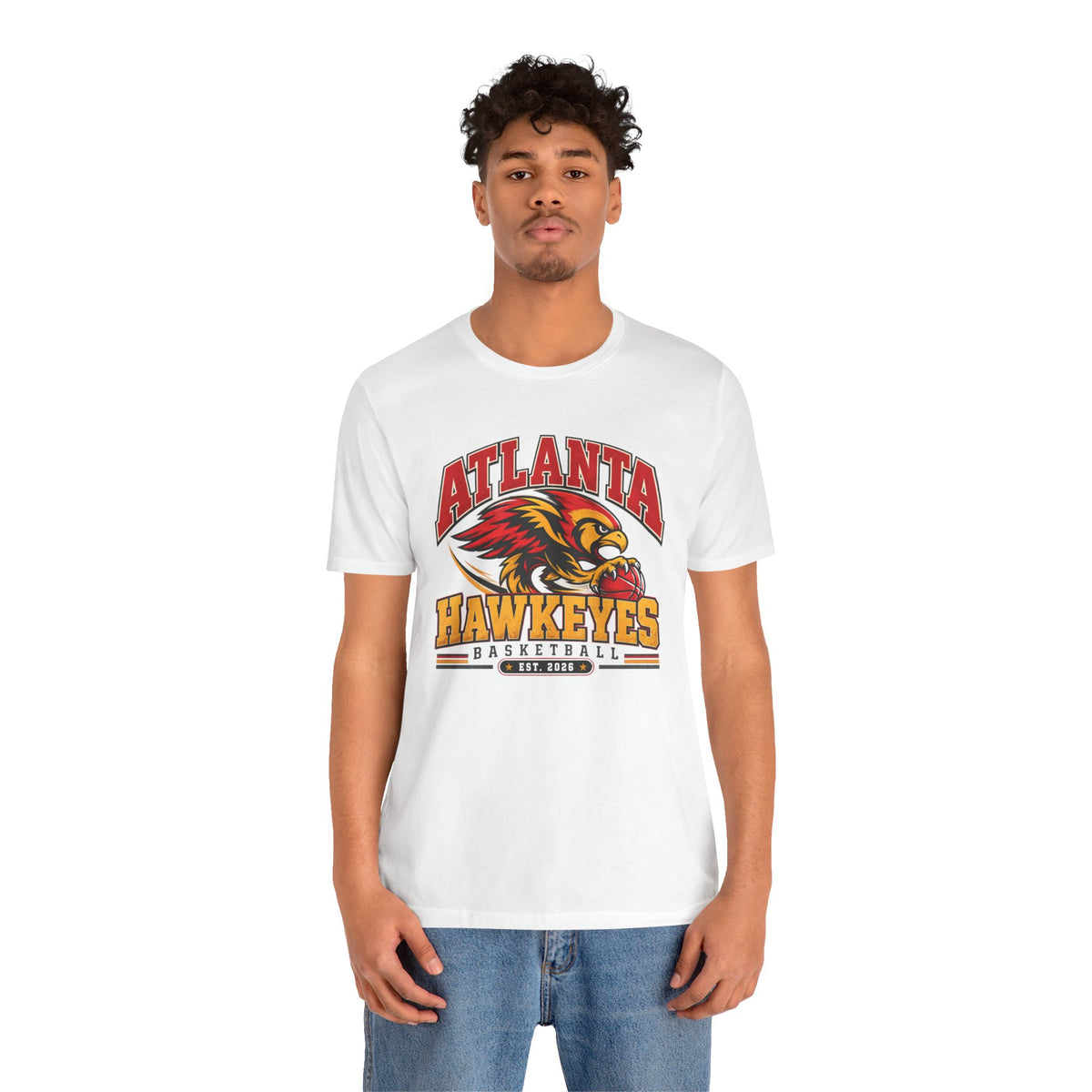 Atlanta Hawkeyes Political Satire Basketball T-Shirt - Screaming Hawkeyes