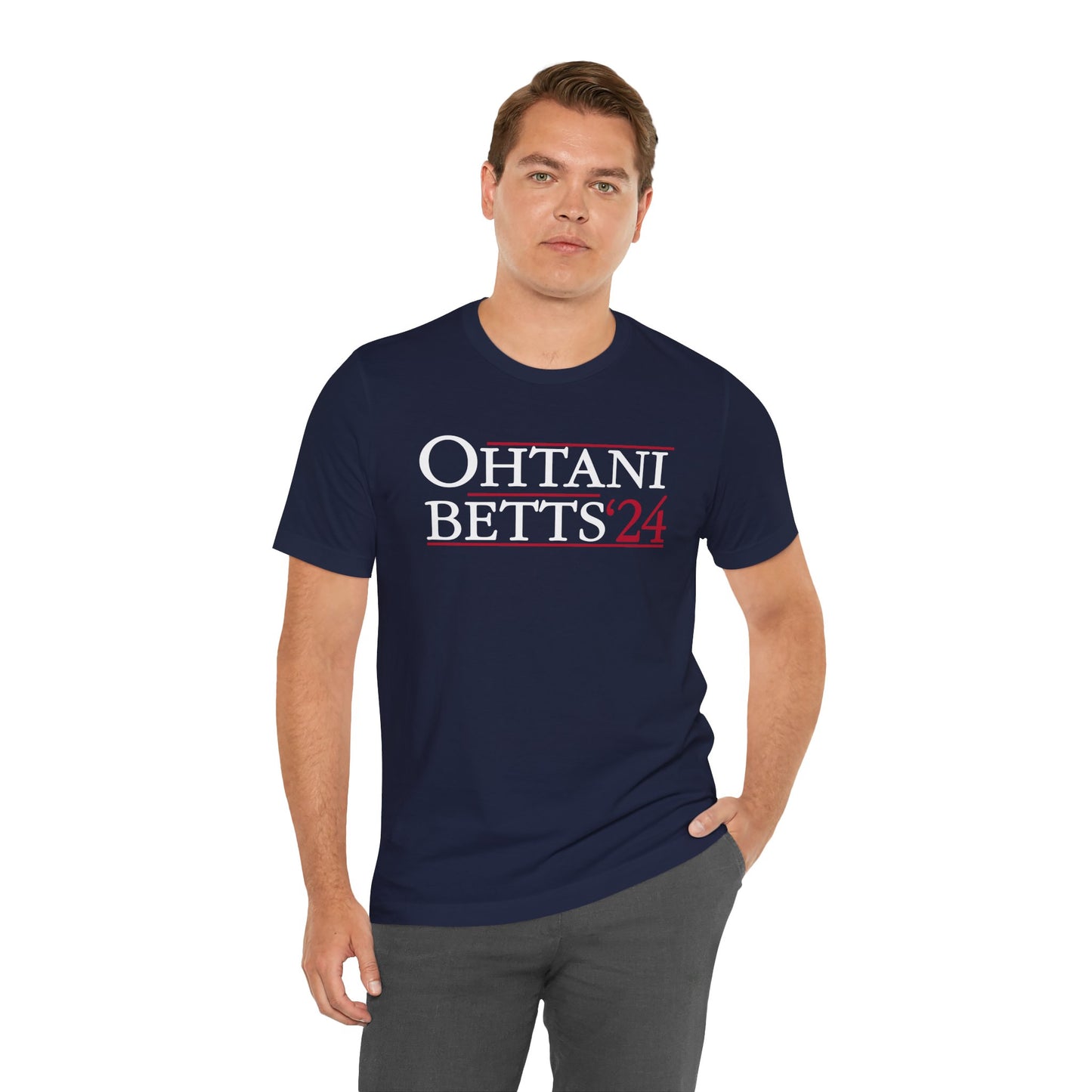 Othani Betts '24 Dodgers vs Yankees Election World Series T-Shirt