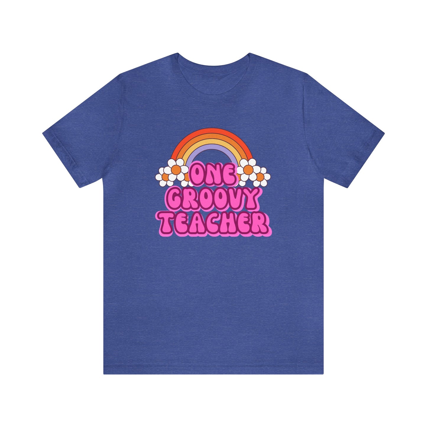 One Groovy Teacher Retro T-Shirt