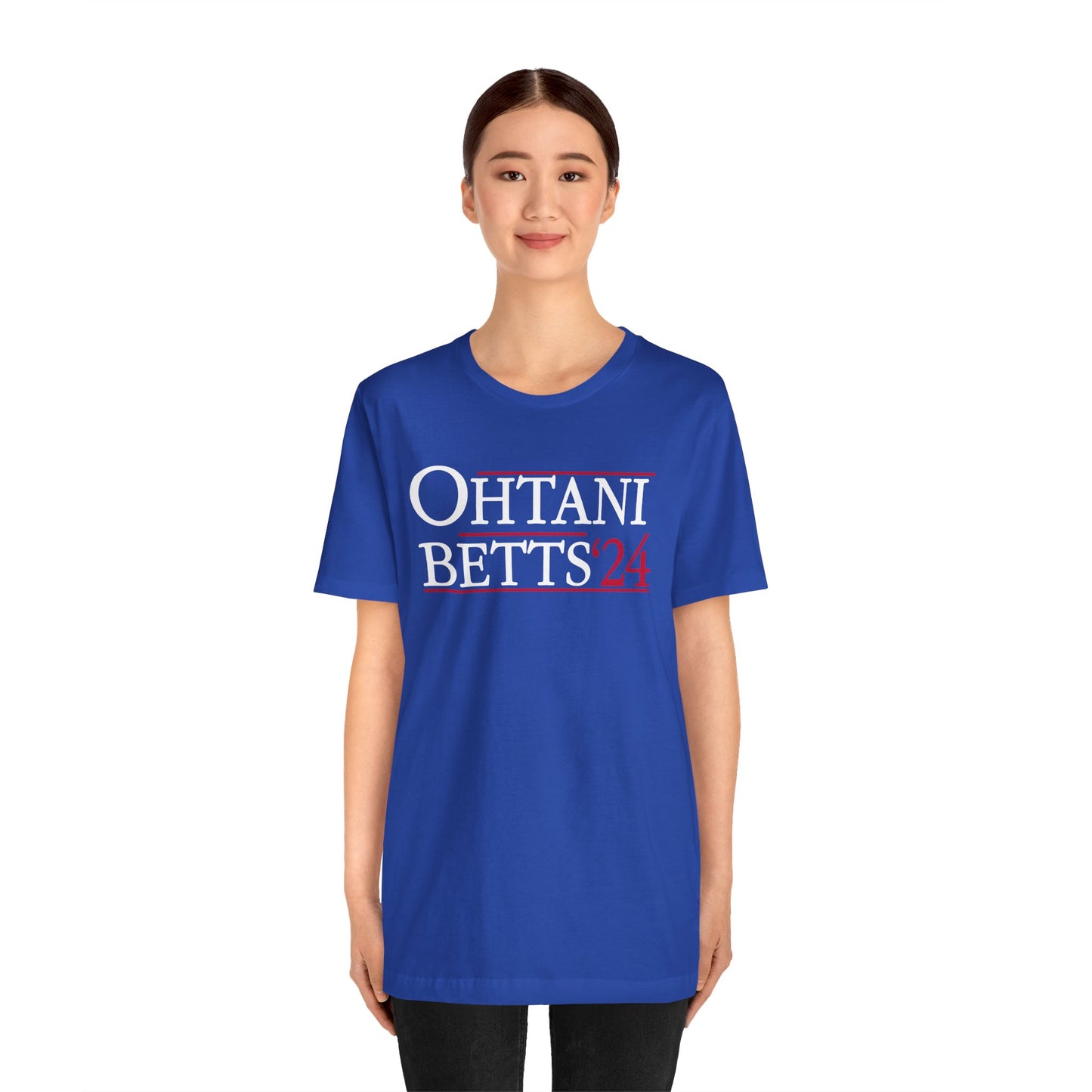 Othani Betts '24 Dodgers vs Yankees Election World Series T-Shirt