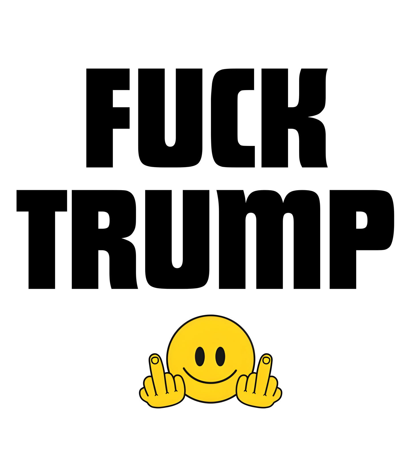 Fuck Trump QR Code Garden or House Flag