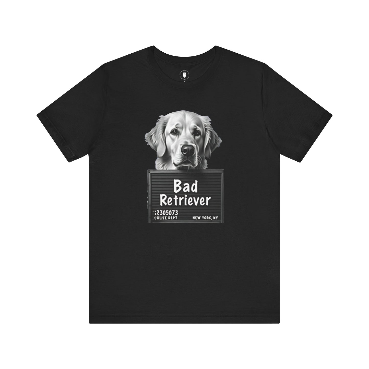 Funny Bad Retriever Mugshot T-Shirt