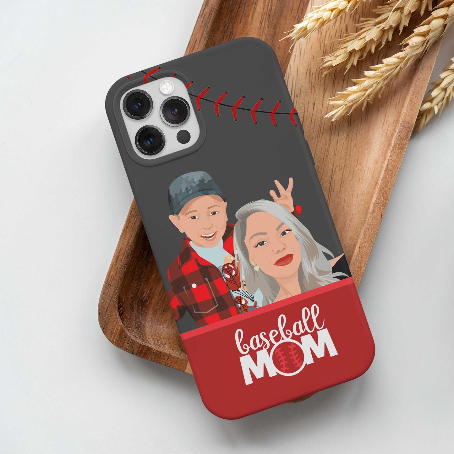 Custom Baseball Mom Phone Case