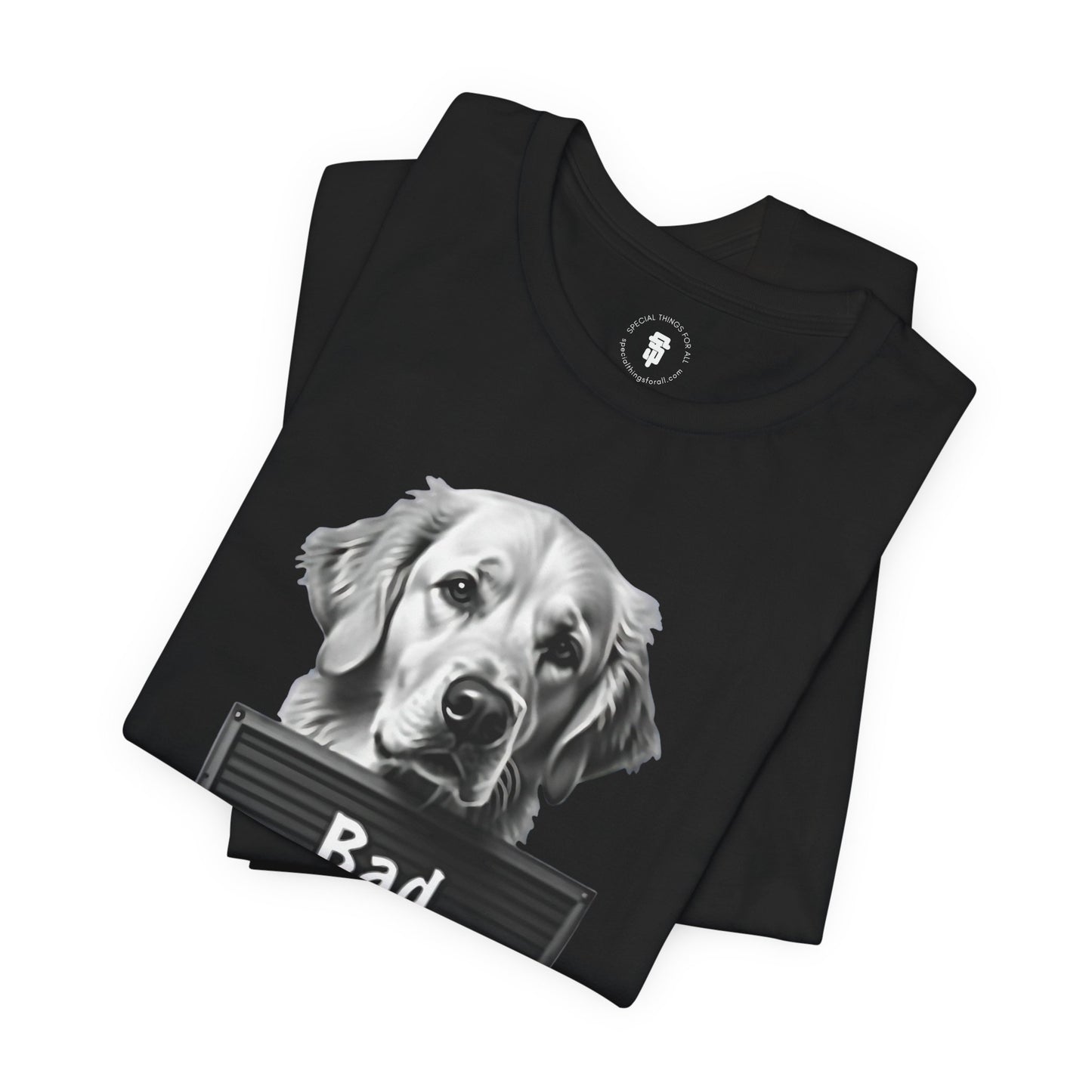 Funny Bad Retriever Mugshot T-Shirt