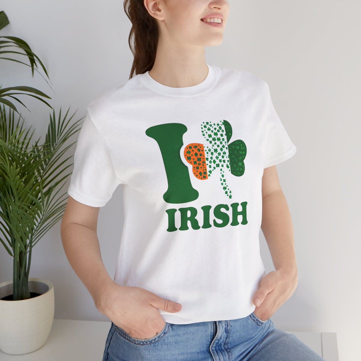 I Love Irish Shamrock St. Patrick's Day Irish Pride T-Shirt