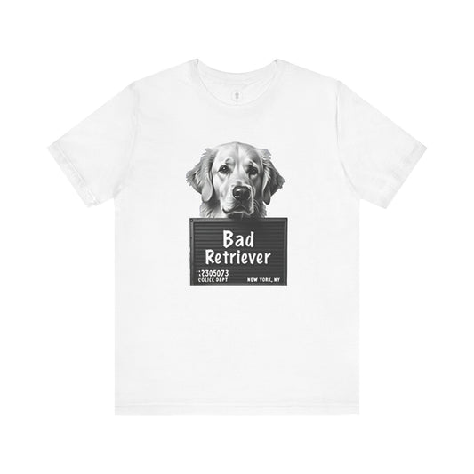 Funny Bad Retriever Mugshot T-Shirt
