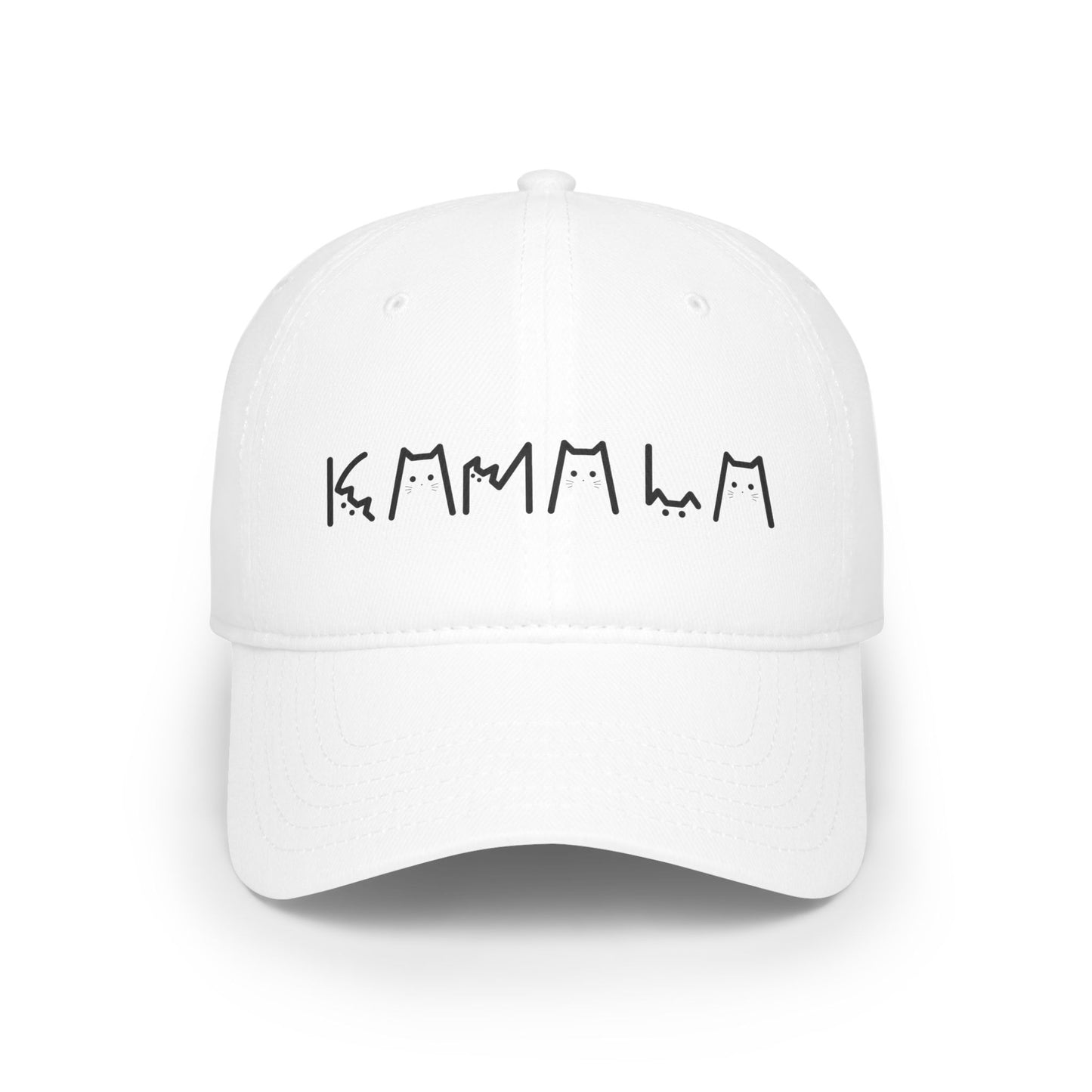 Kamala Harris Cat Distressed Hat
