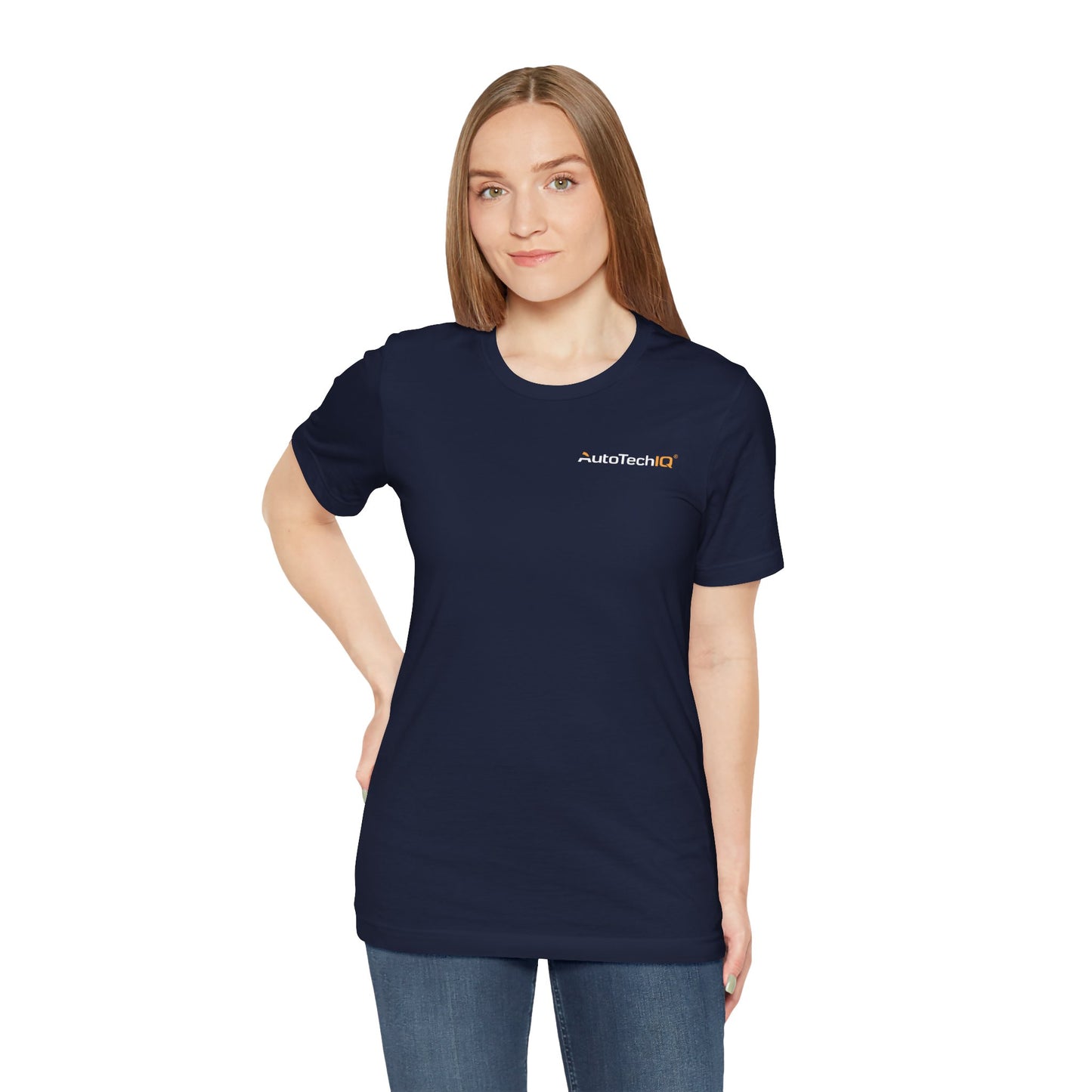 Custom Short Sleeve Tee - AutoTechIQ & DVI Process Experts - Perfect Gift for Tech Enthusiasts, Team Building, Casual Wear, Events, Branding