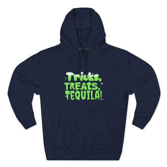Tricks Treats Tequila Halloween Hoodie