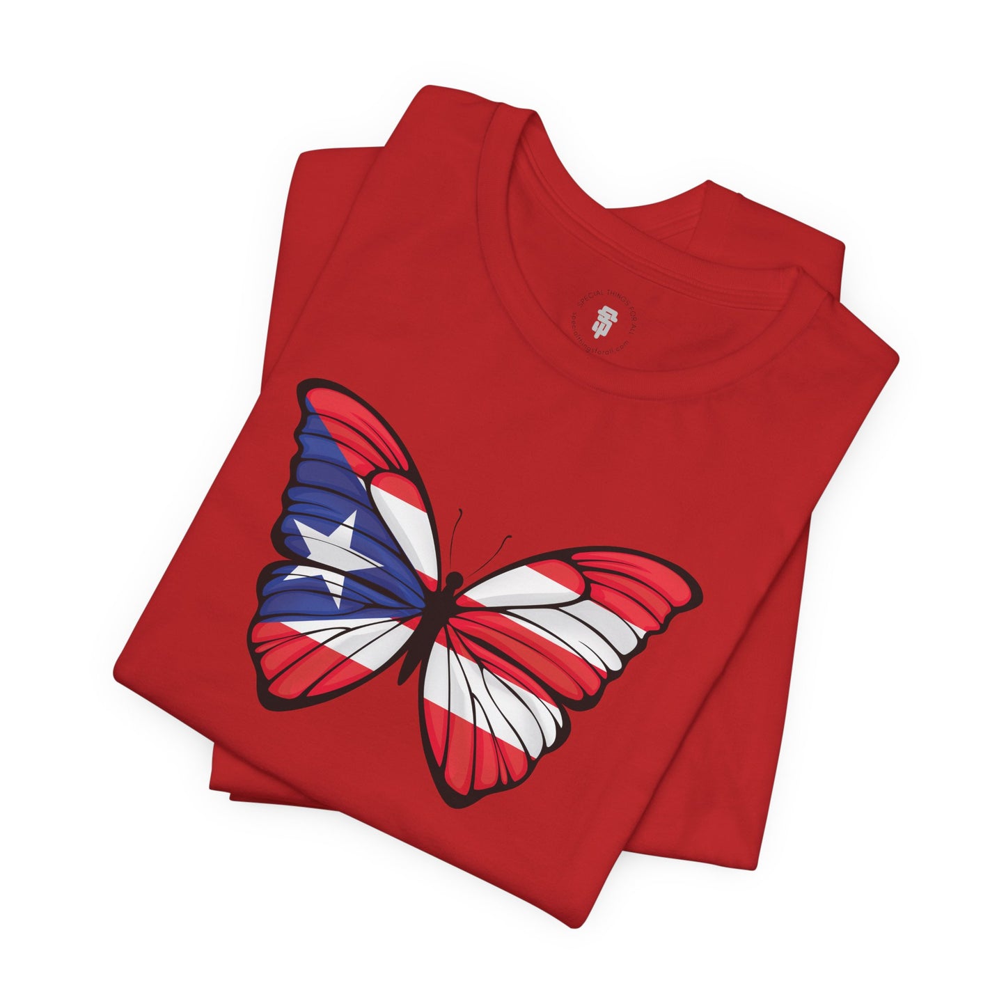 Puerto Rico Butterfly Boricua T-shirt
