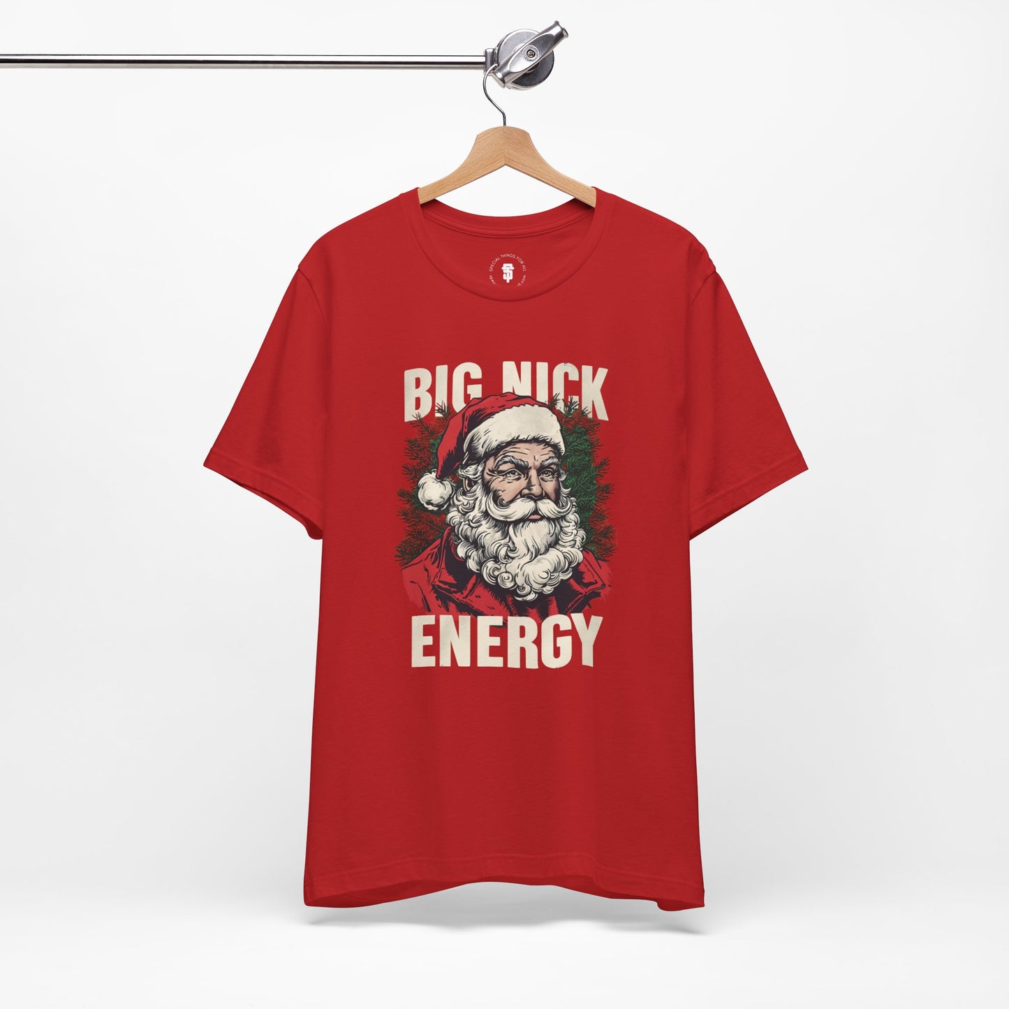 Big Nick Energy Santa Clause Christmas Holiday T-Shirt
