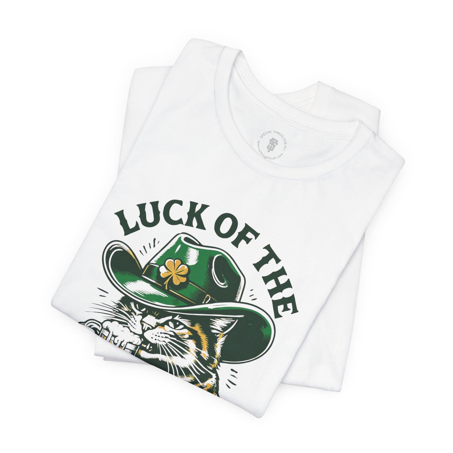 Luck of the Paw-ish Funny St. Patrick's Day T-Shirt