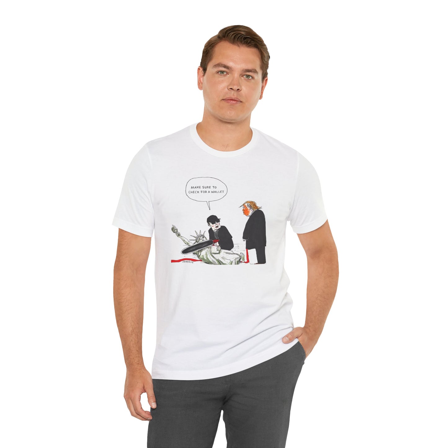Anti-Donald Trump Elon Musk Political Humor T-Shirt
