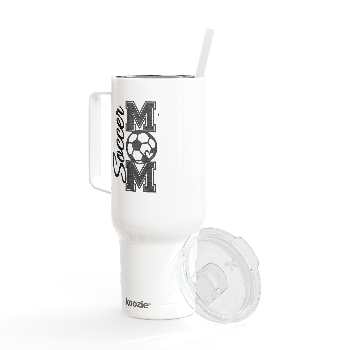 Soccer Mom Insulated Tumbler, 40oz Engraved Travel Mug, Personalized Drinkware for Sports Moms, Gifts for Soccer Lovers, Sports Fan [...]