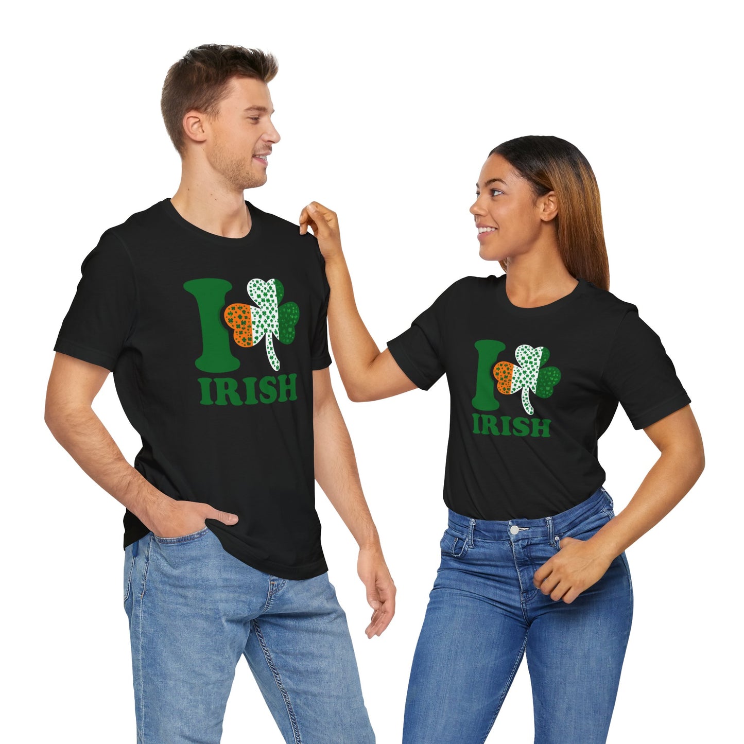 I Love Irish Shamrock St. Patrick's Day Irish Pride T-Shirt