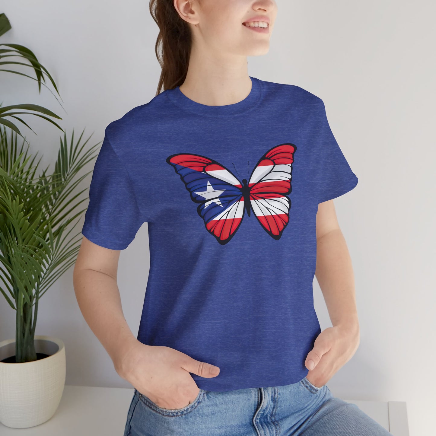 Puerto Rico Butterfly Boricua T-shirt