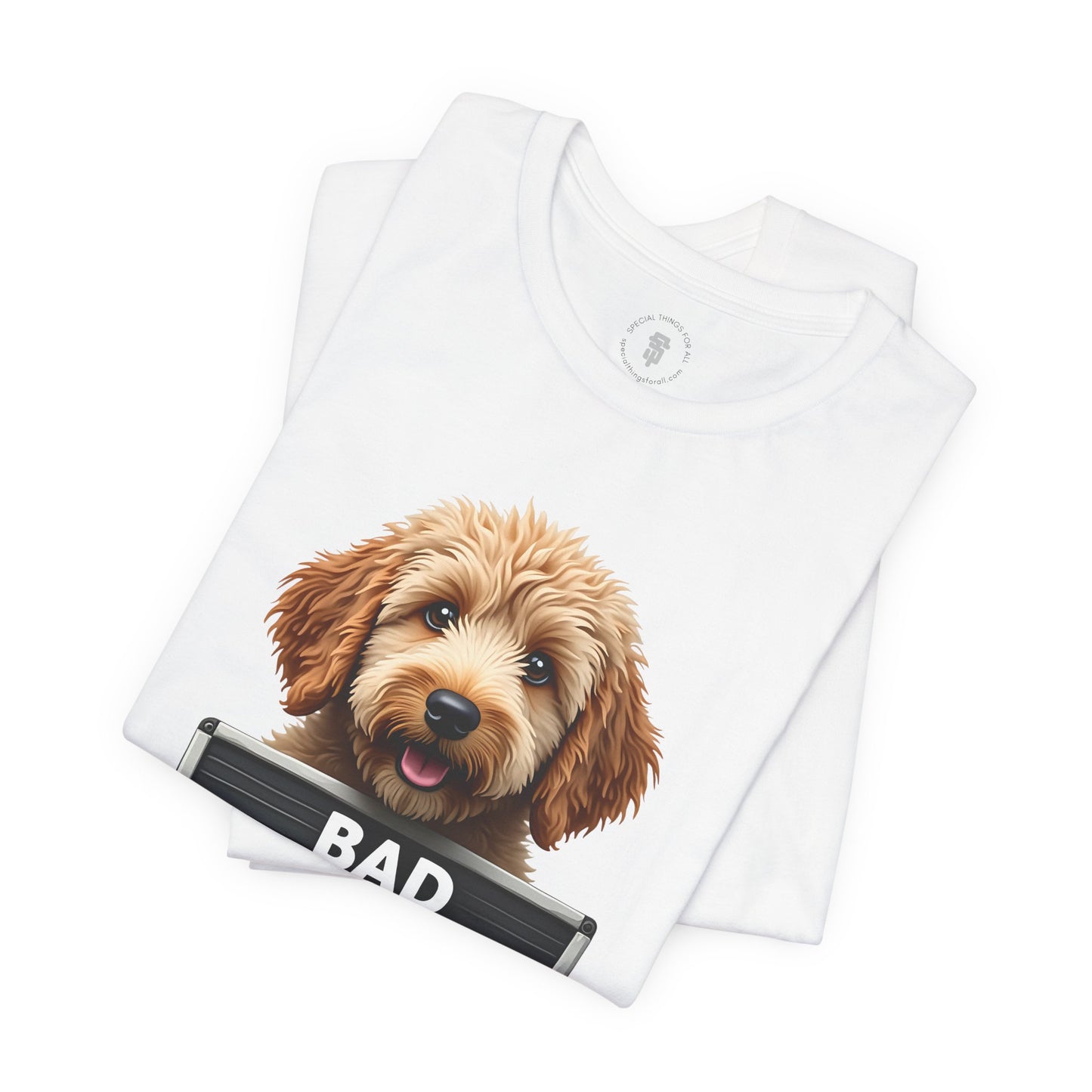 Funny Bad Goldendoodle Mugshot T-Shirt