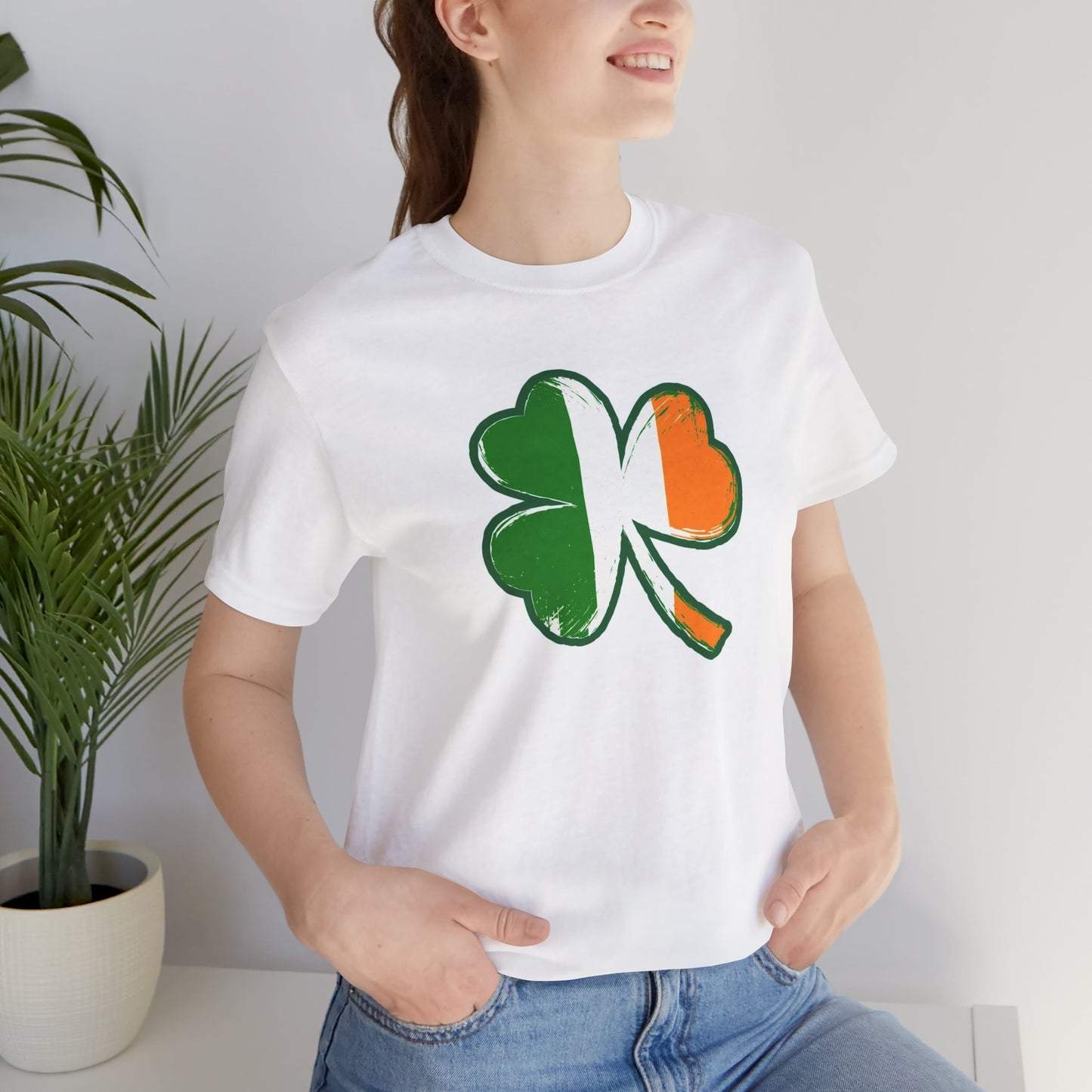 St. Patrick's Day Irish Pride Shamrock Flag T-Shirt, Ireland Pride T-Shirt