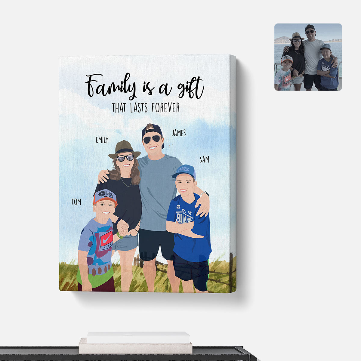 Custom Family Portrait - Meadow