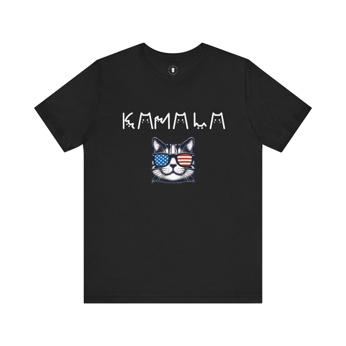 Kamala Harris Patriotic Cat T-Shirt
