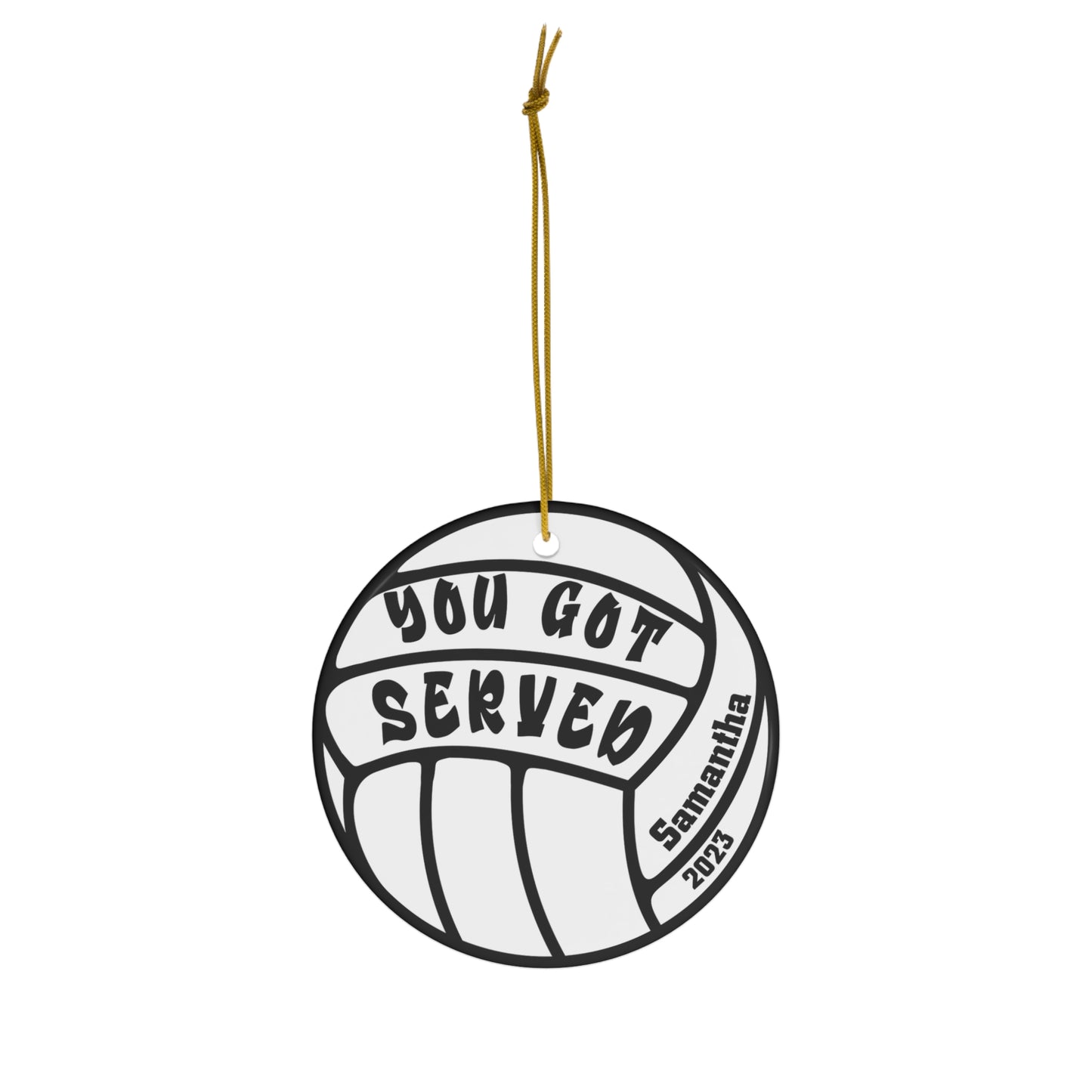 You Got Served Volleyball Ornament