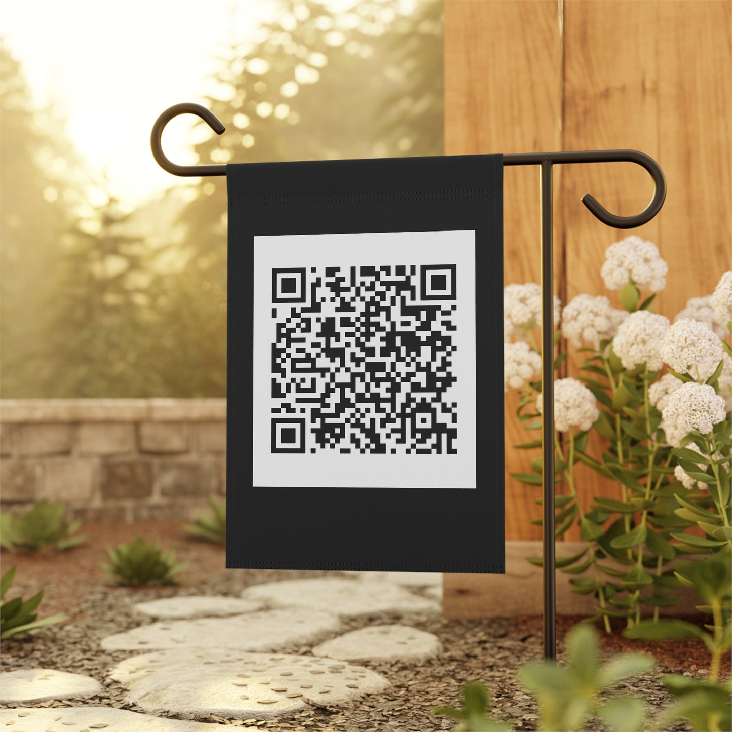 Fuck Trump QR Code Garden or House Flag