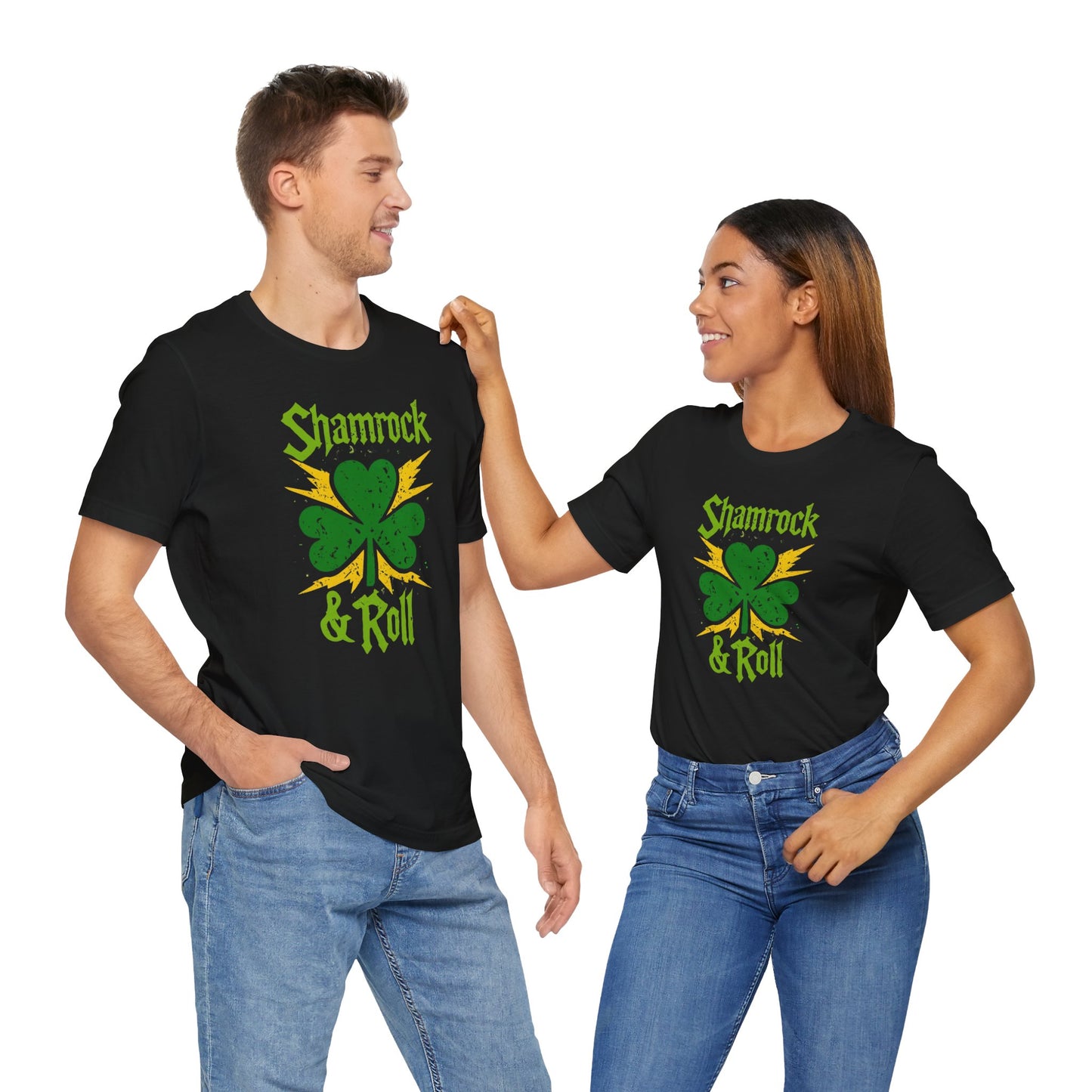 Shamrock and Roll St. Patrick's Day Rock & Roll T-Shirt