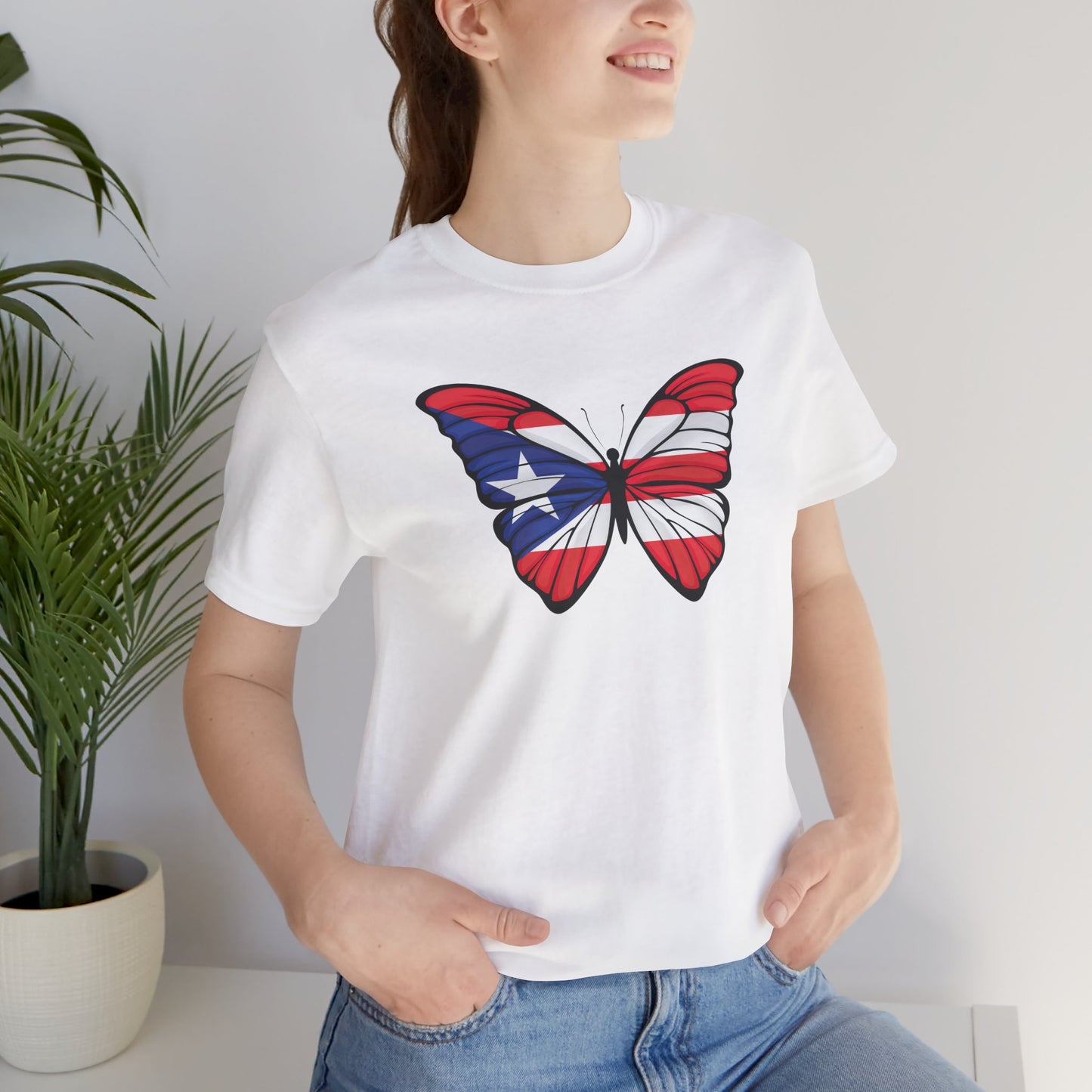 Puerto Rico Butterfly Boricua T-shirt