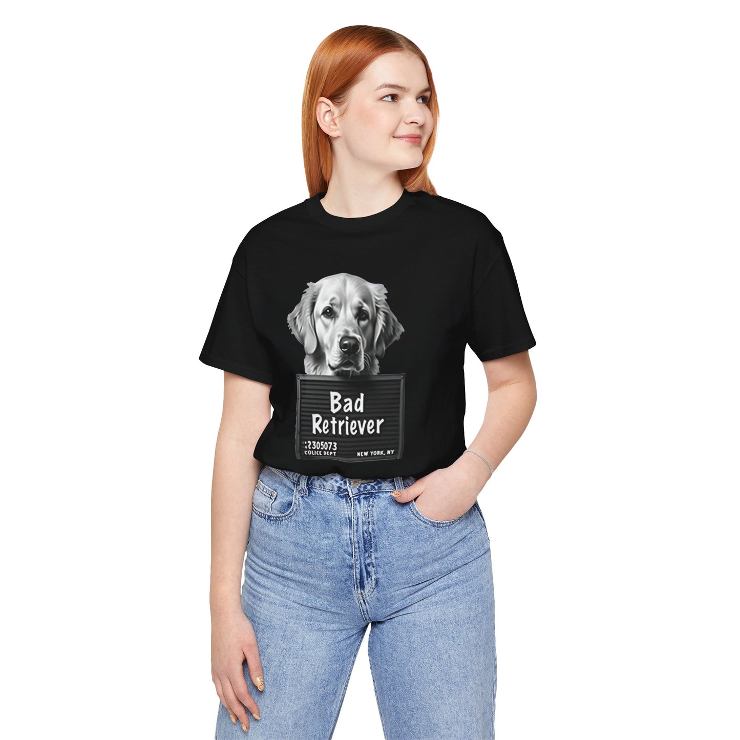 Funny Bad Retriever Mugshot T-Shirt