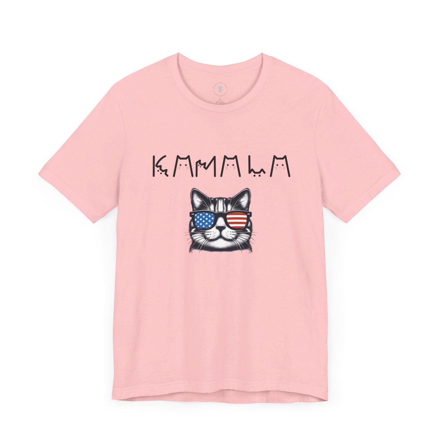 Kamala Harris Patriotic Cat T-Shirt
