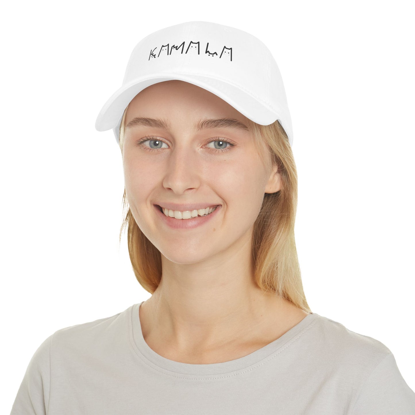 Kamala Harris Cat Distressed Hat