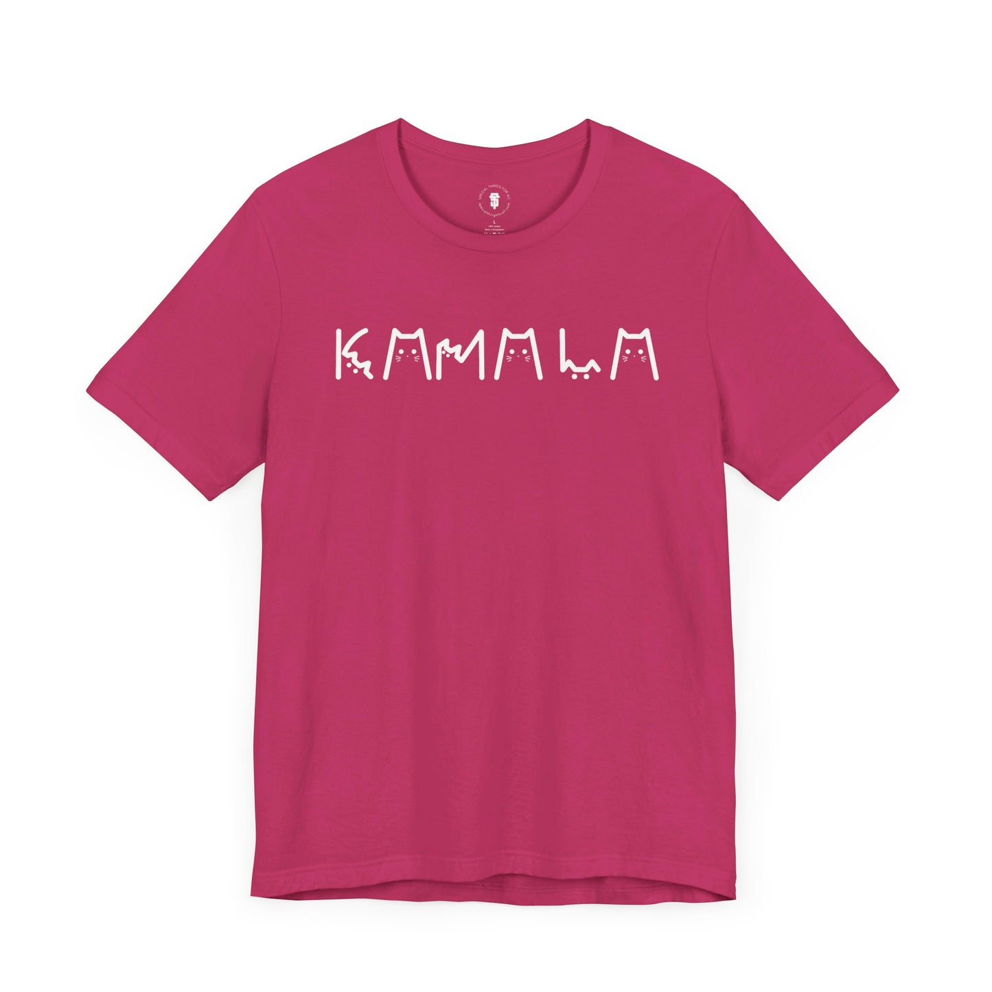 Kamala Harris Cat Text TShirt