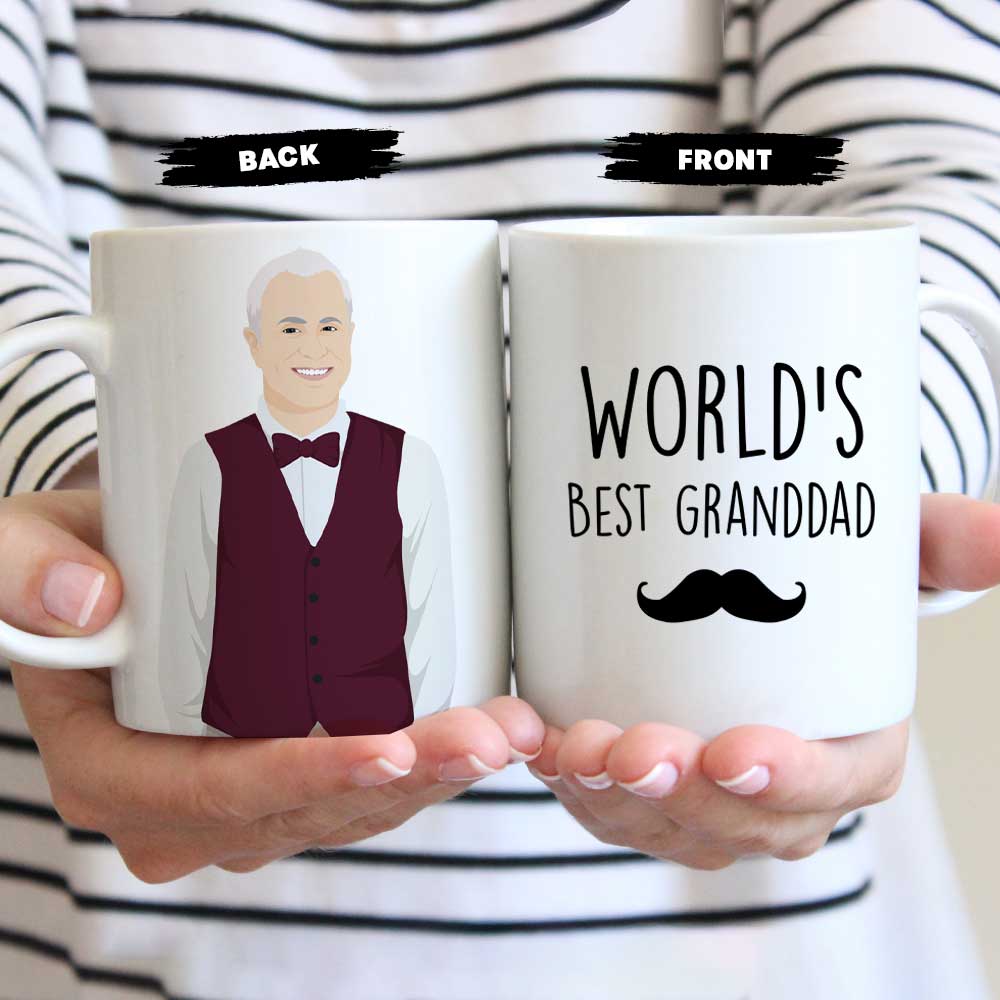 Personalized Worlds Best Grandad Mug