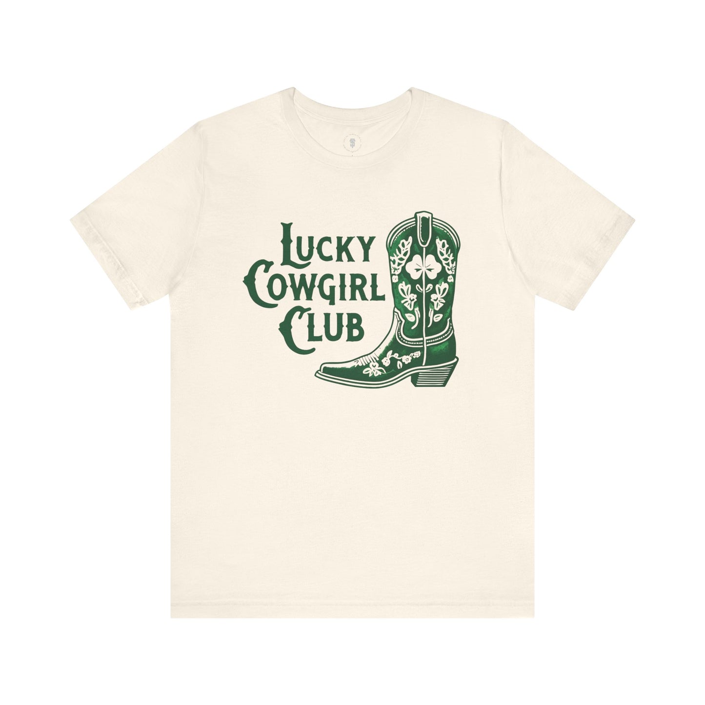 Lucky Cowgirl Club Funny St. Patrick's Day T-Shirt