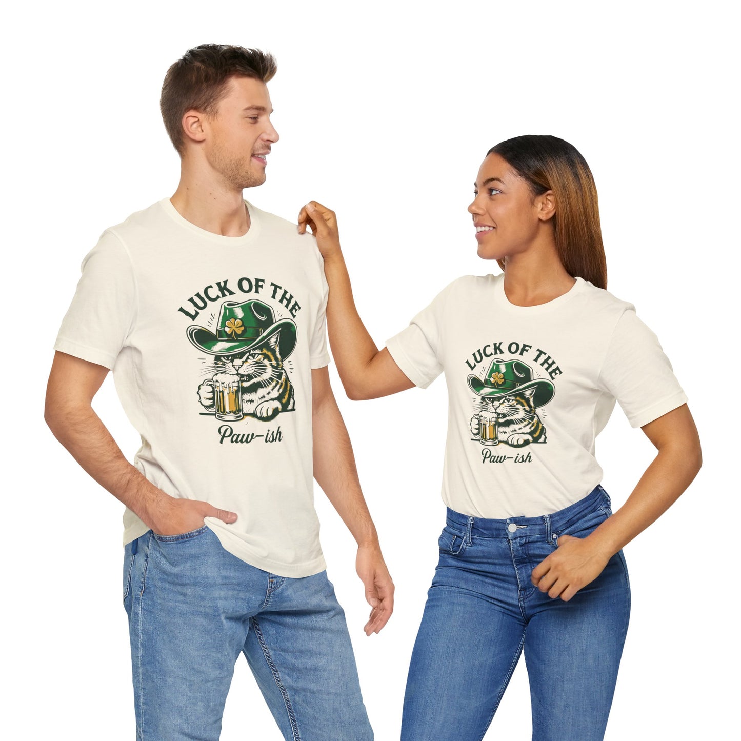 Luck of the Paw-ish Funny St. Patrick's Day T-Shirt