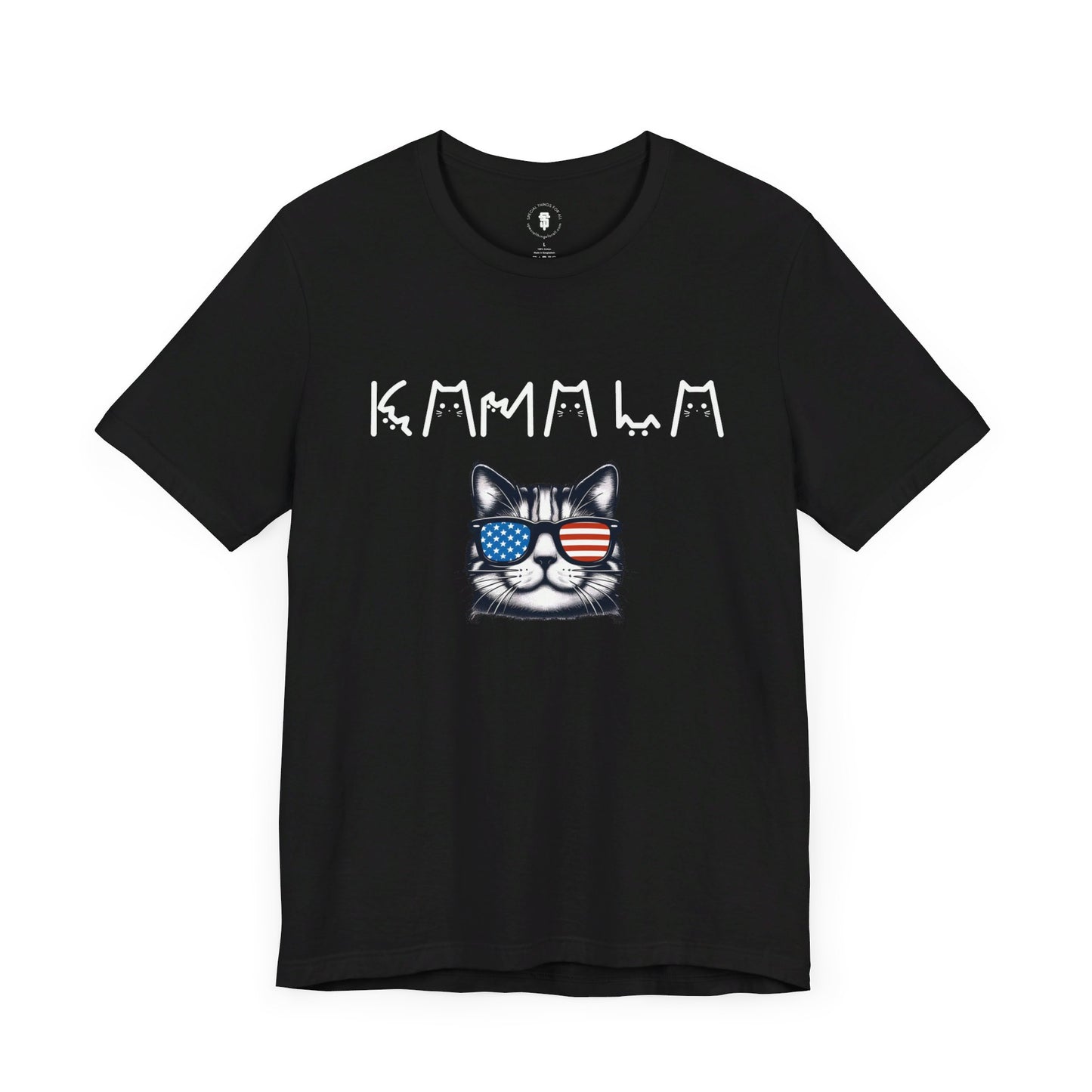 Kamala Harris Patriotic Cat T-Shirt